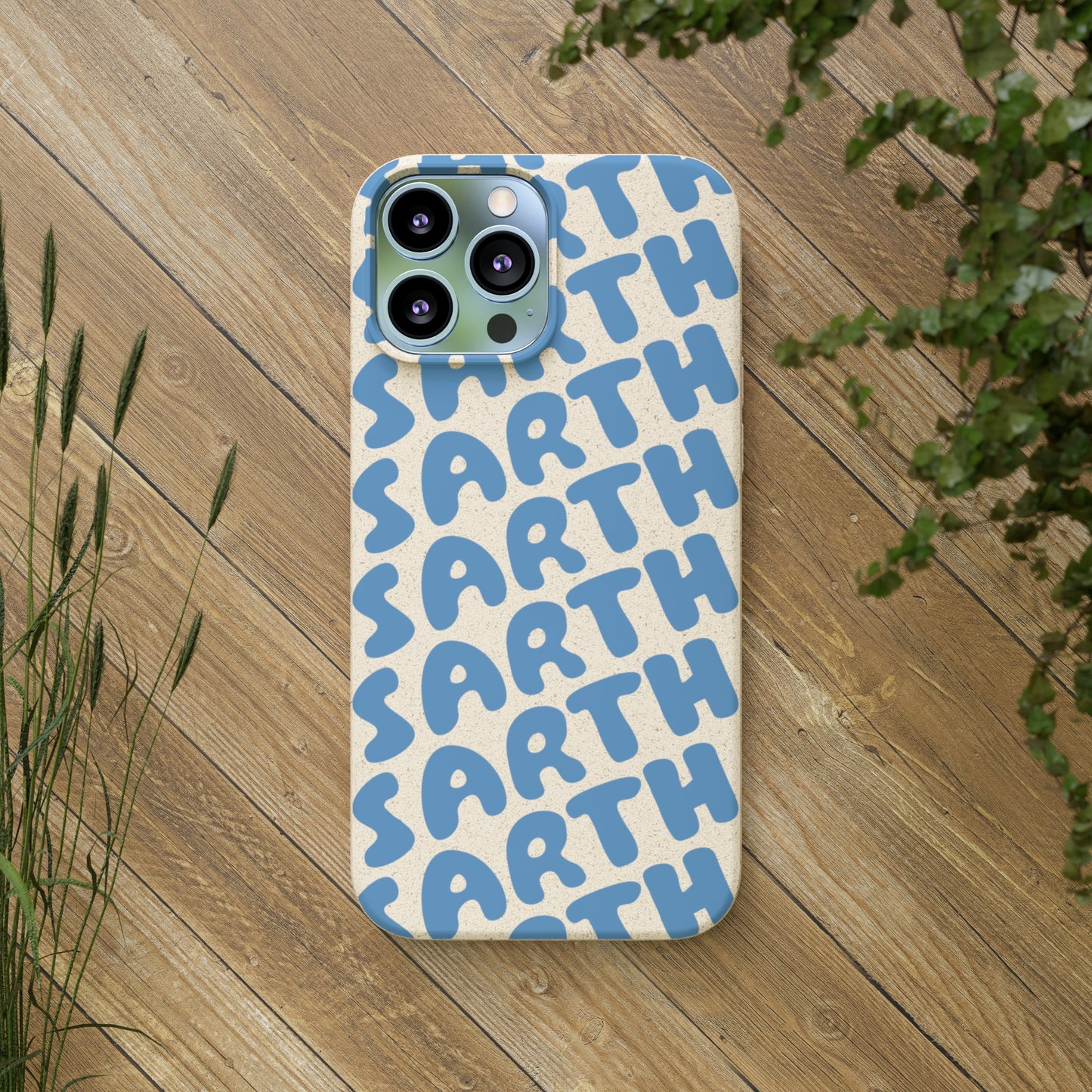 SARTH Biodegradable Logo Phone Case Ocean Blue