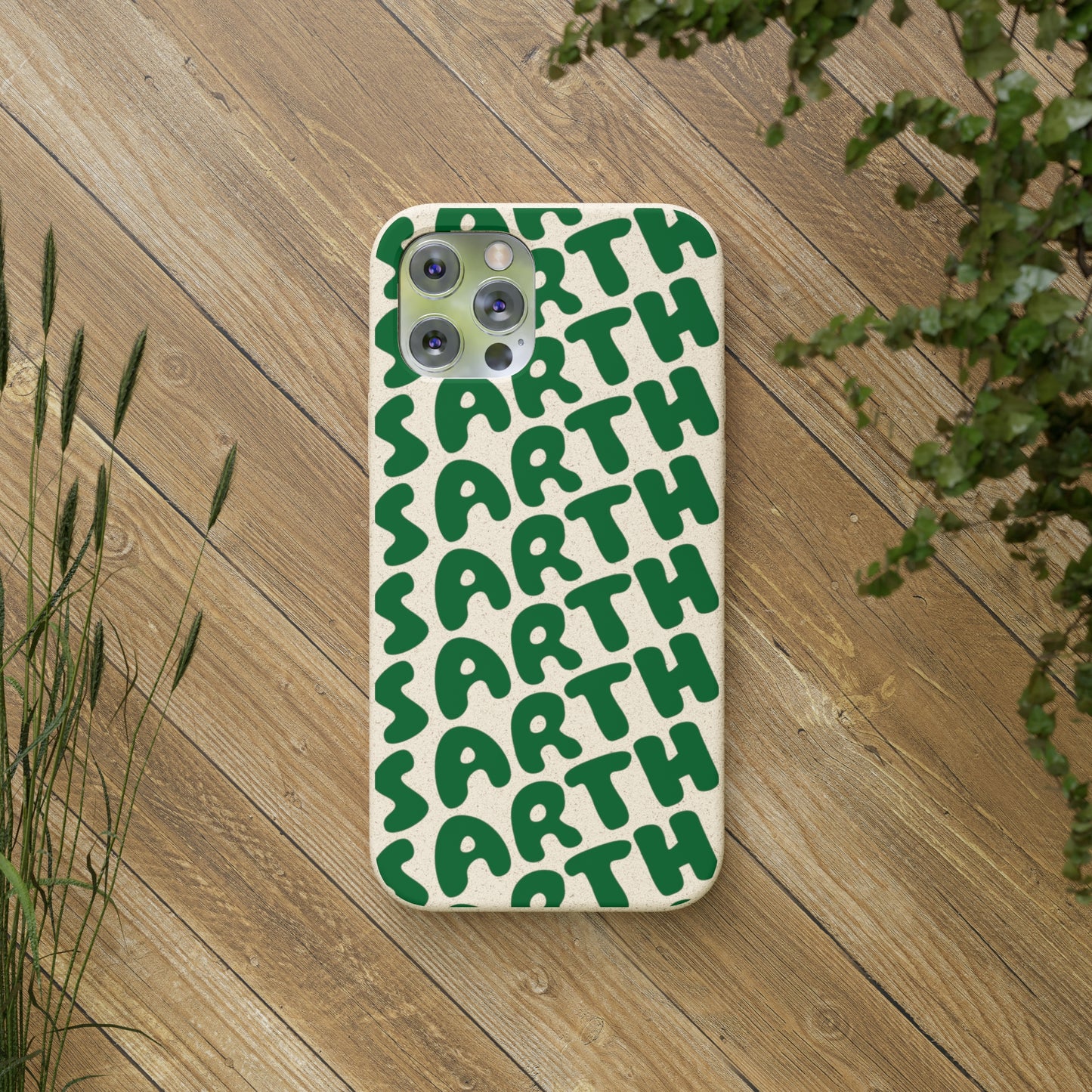 SARTH Biodegradable Logo Phone Case Forest Green