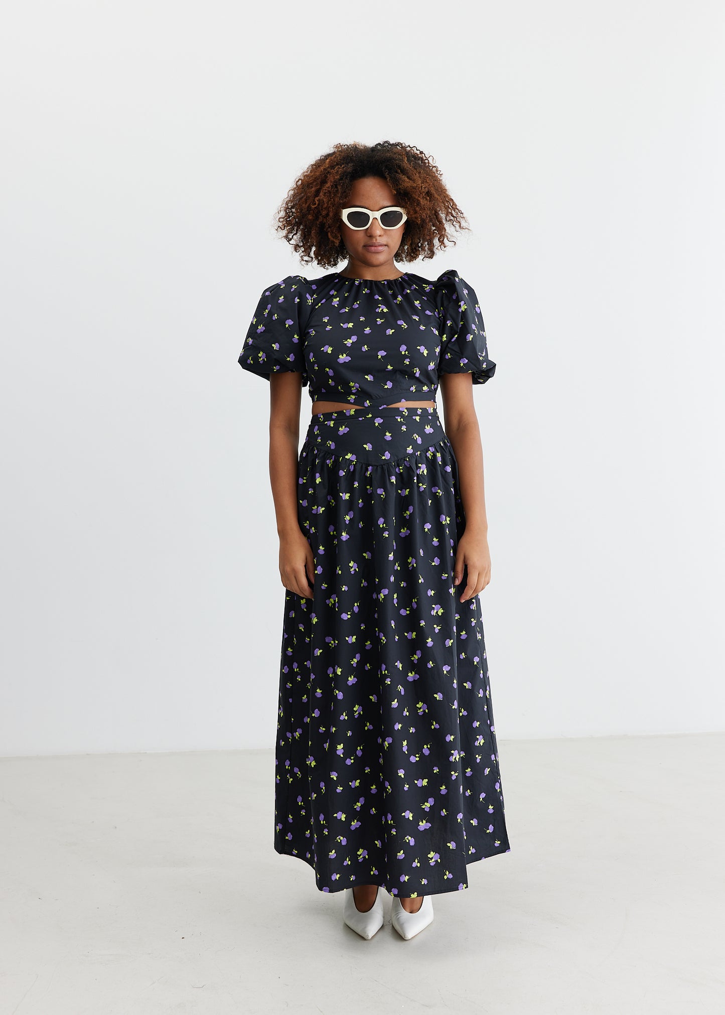 CRĀS Lovisa Dress Blooming Purple