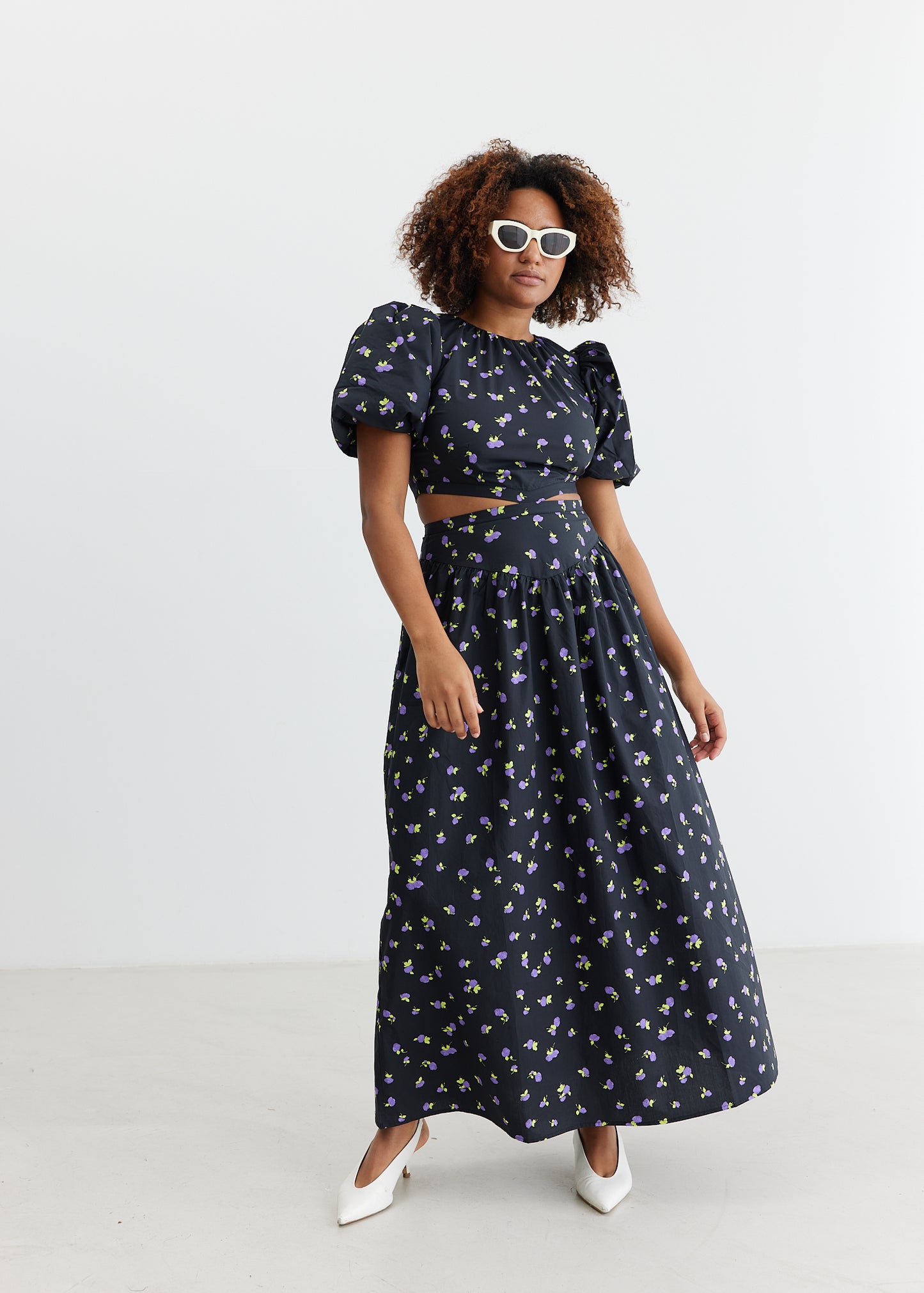 CRĀS Lovisa Dress Blooming Purple