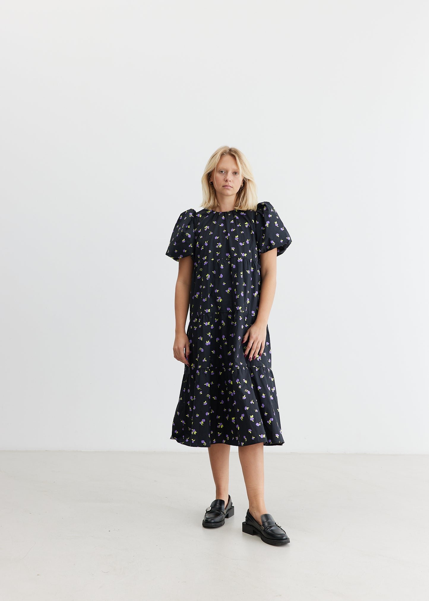 CRĀS Lydia Dress Blooming Purple