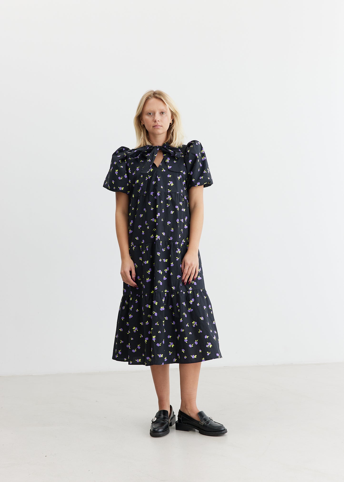 CRĀS Lydia Dress Blooming Purple