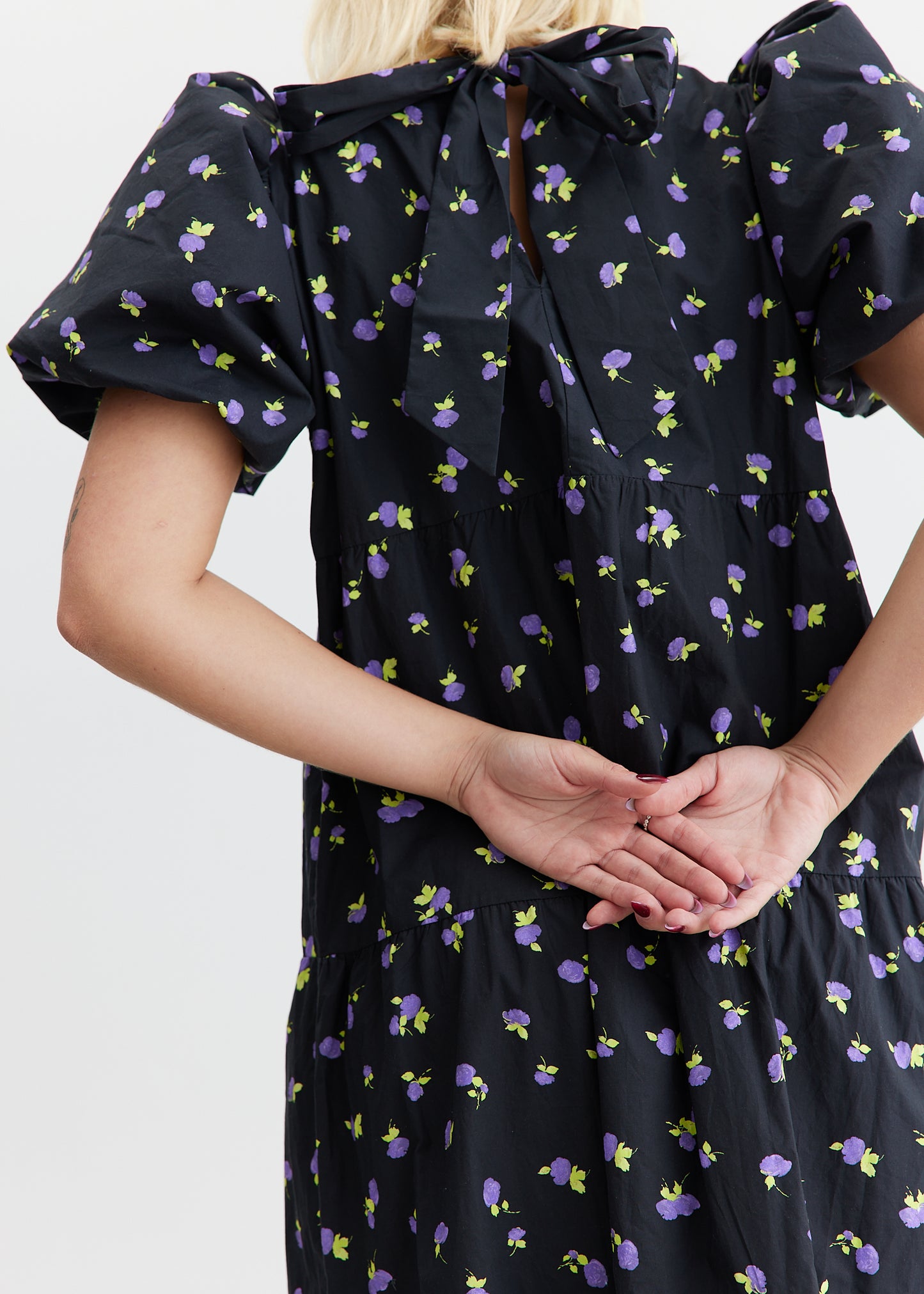 CRĀS Lydia Dress Blooming Purple