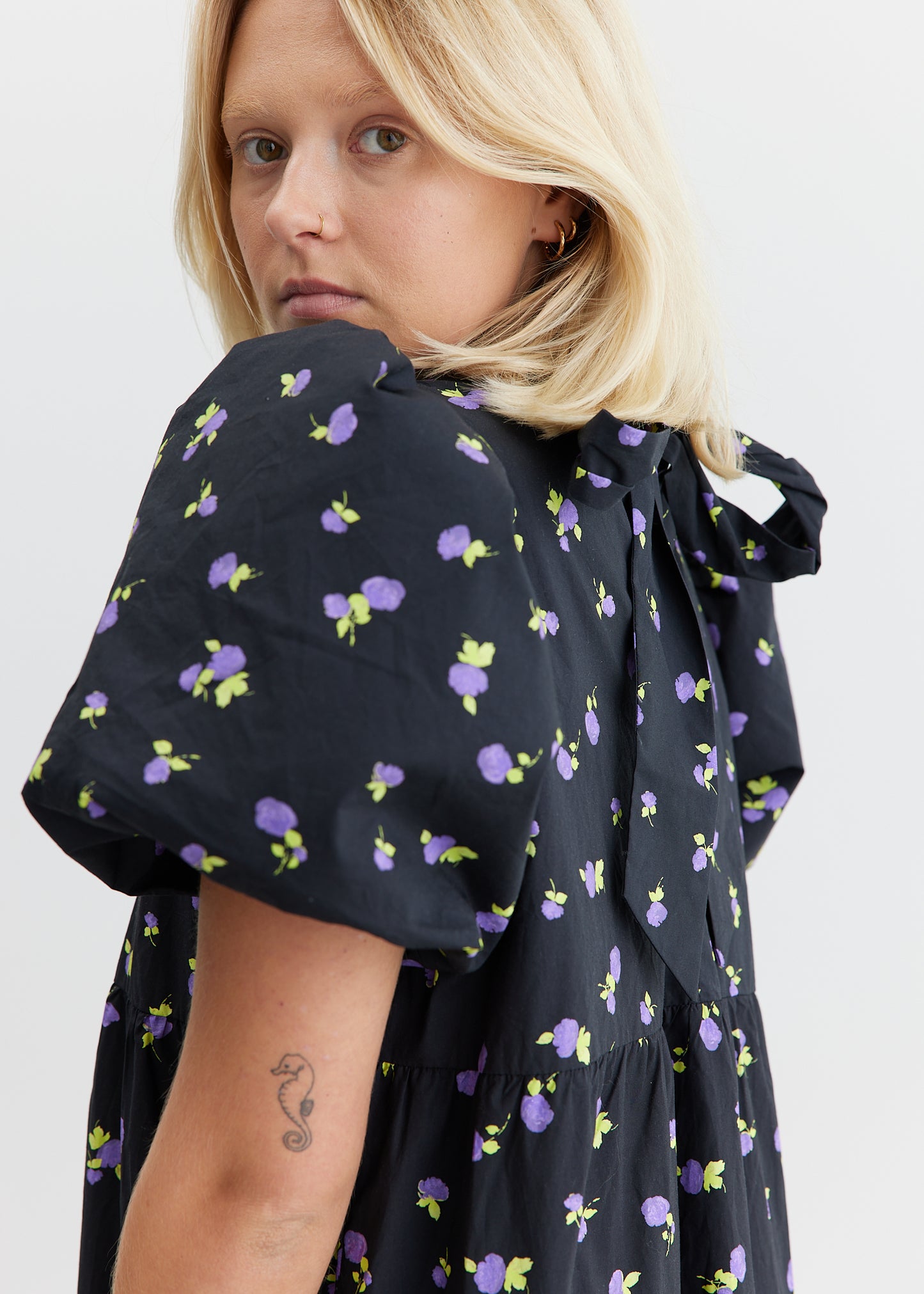 CRĀS Lydia Dress Blooming Purple
