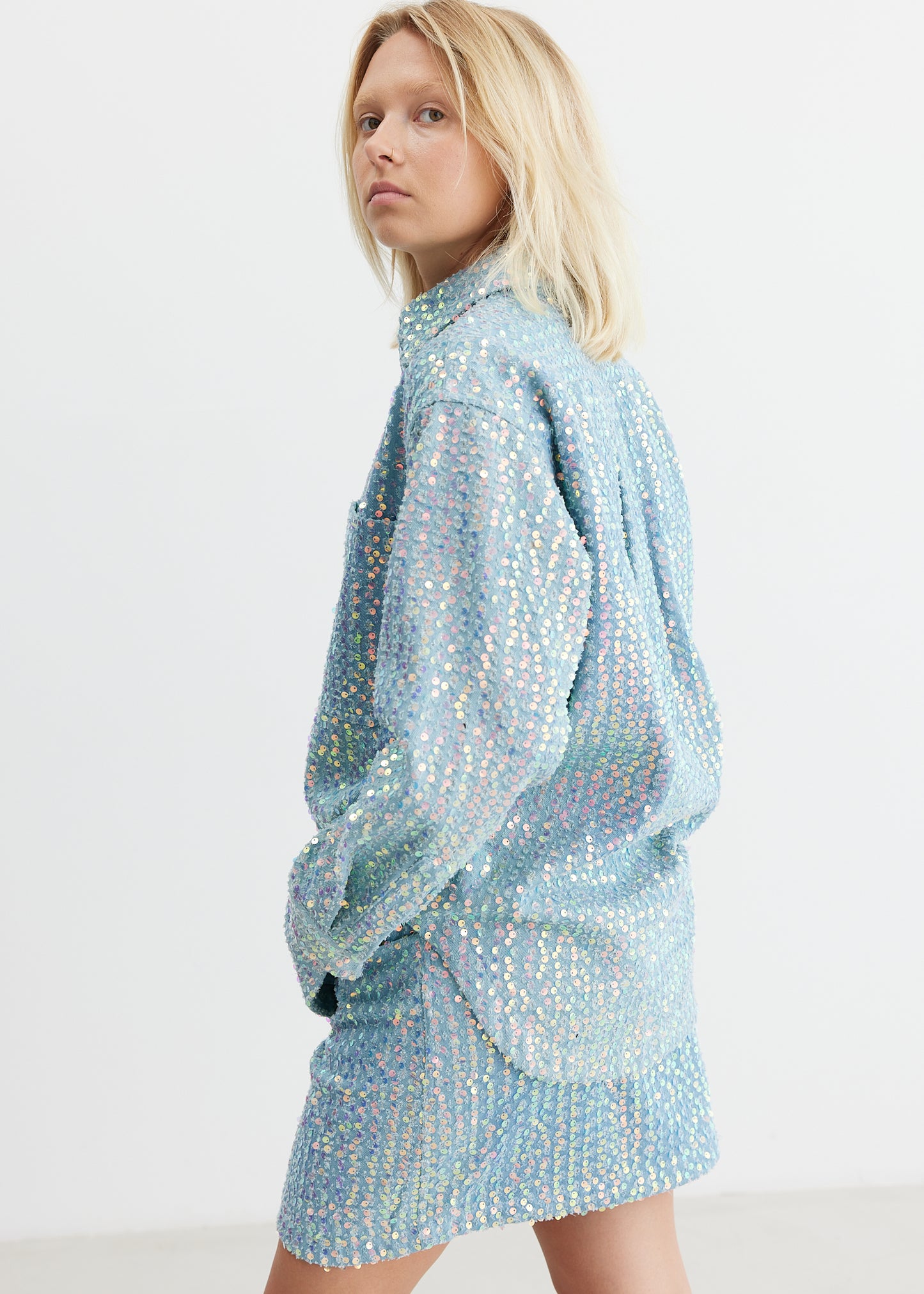 CRĀS Northcras Skirt Glitter Blue