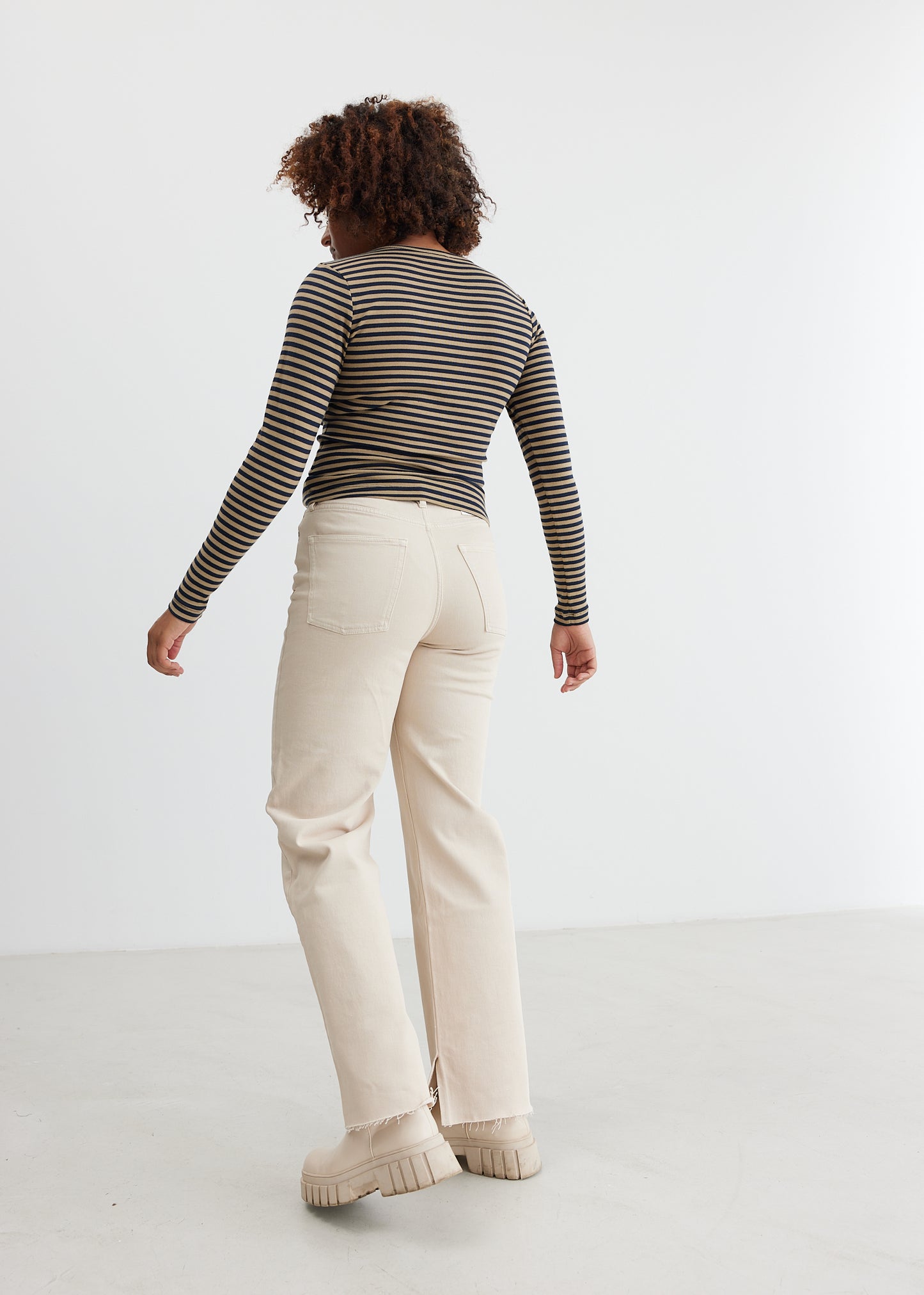TOMORROW DENIM Brown Jeans Café Creme