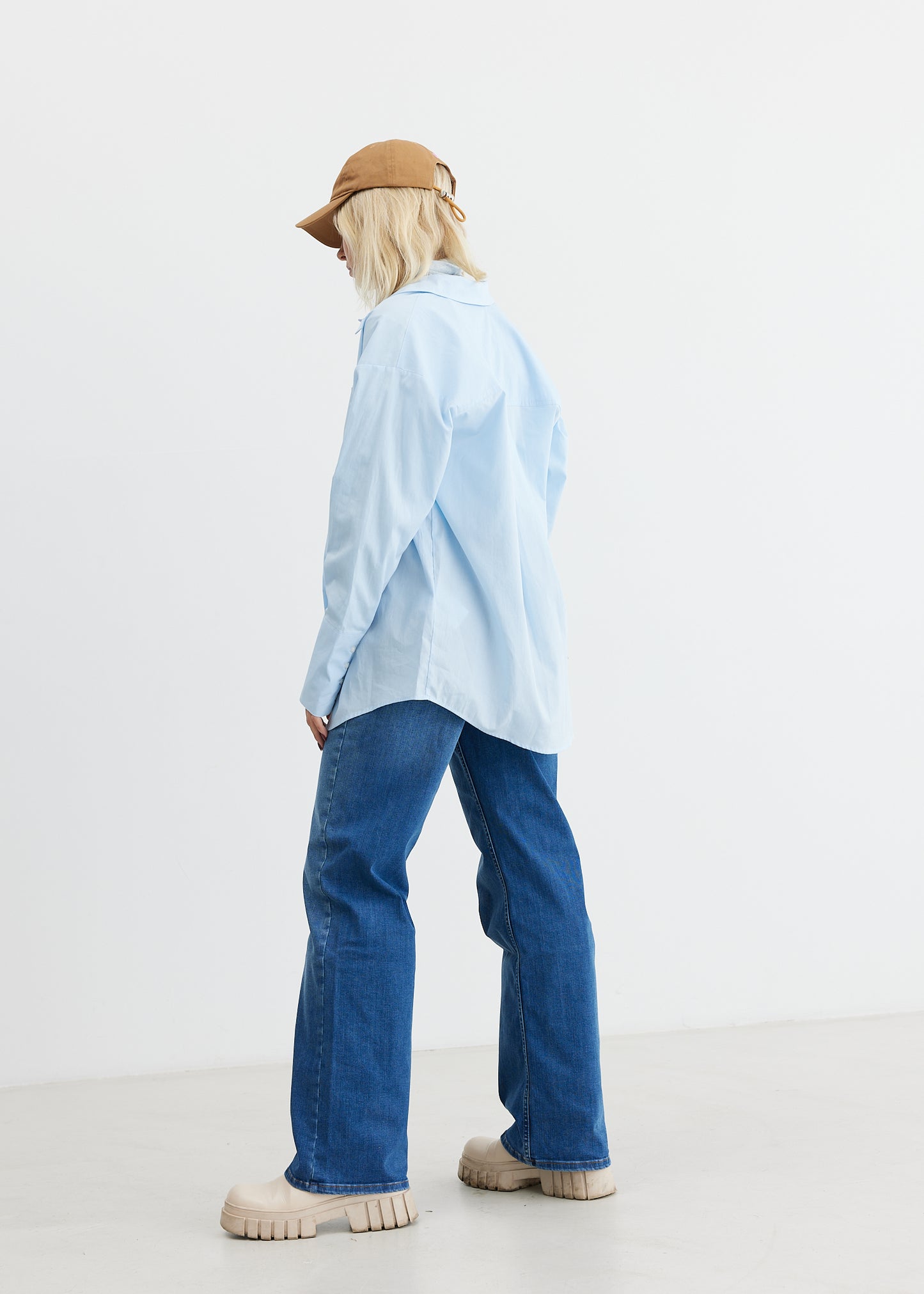 TOMORROW DENIM Jane Crisp Oversize Shirt