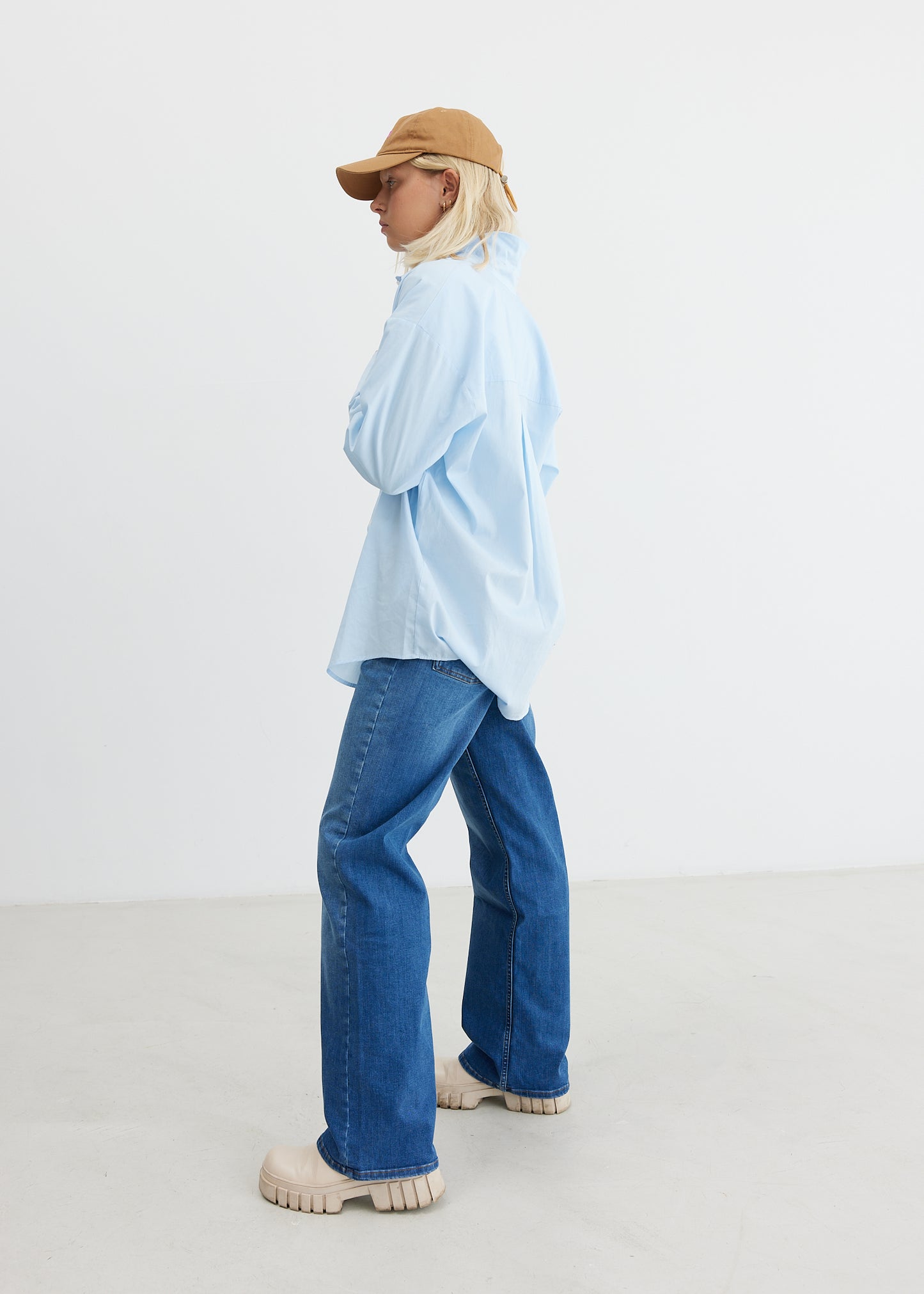 TOMORROW DENIM Jane Crisp Oversize Shirt
