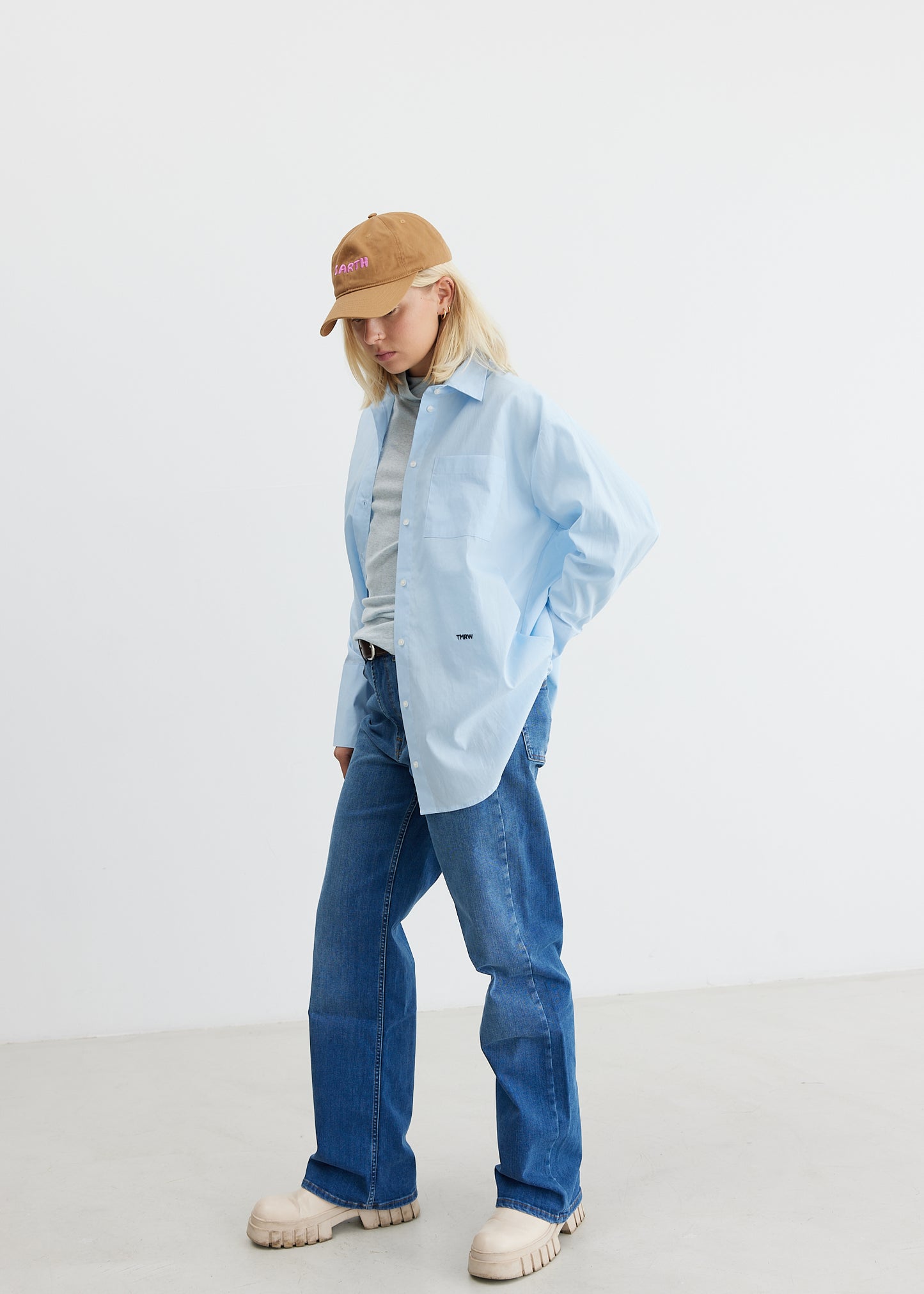 TOMORROW DENIM Jane Crisp Oversize Shirt