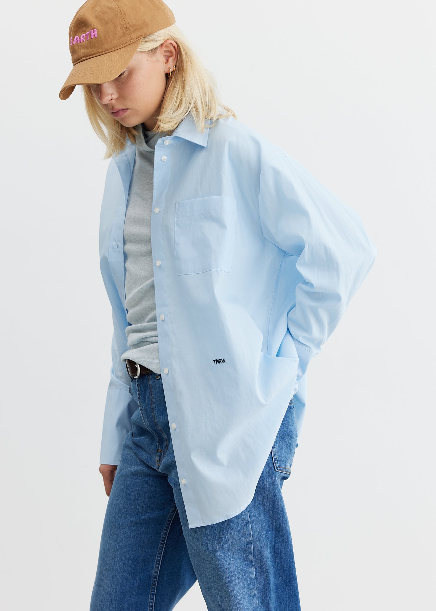 TOMORROW DENIM Jane Crisp Oversize Shirt