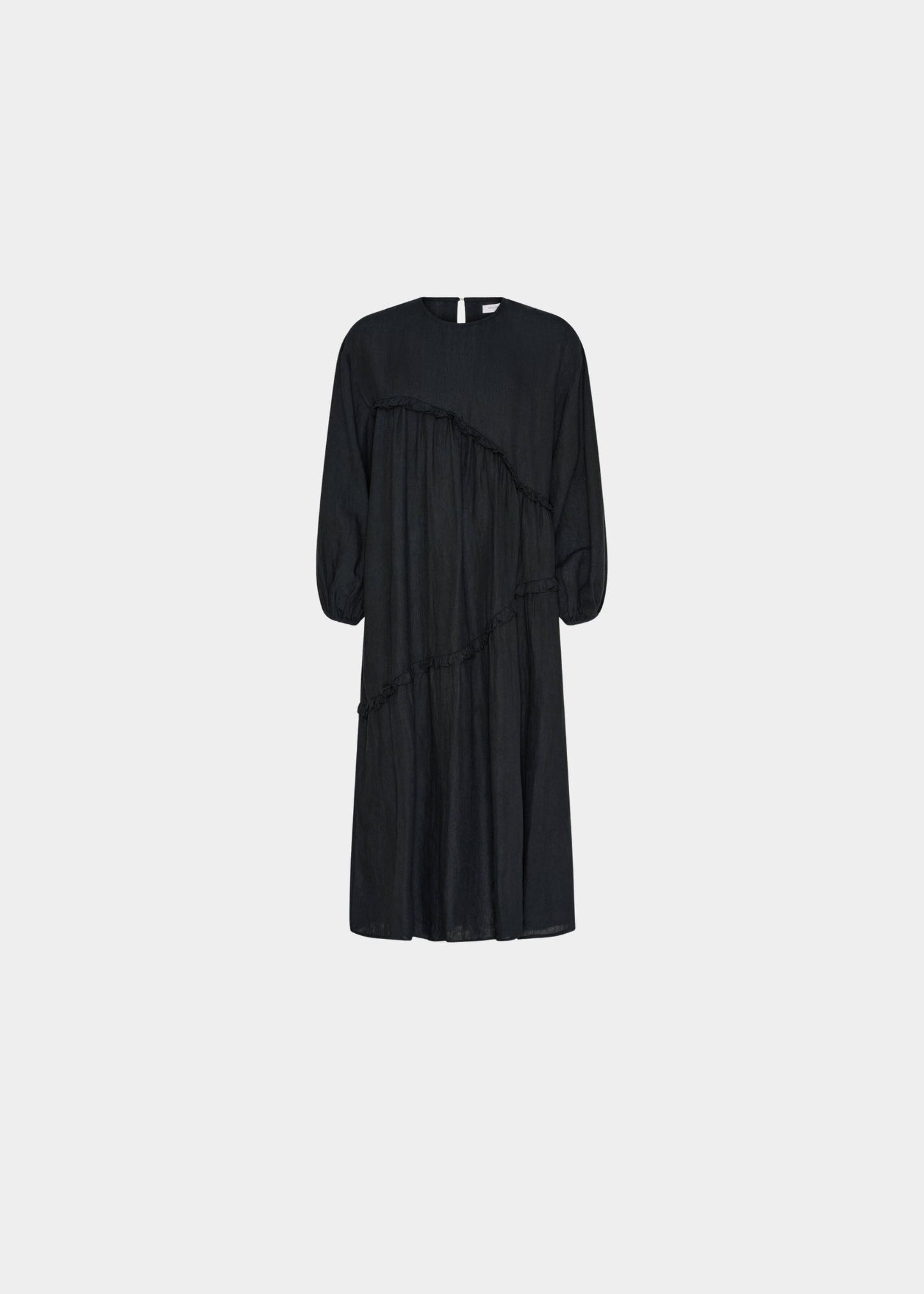 ANNE MI Kaya LS Midi Dress Black