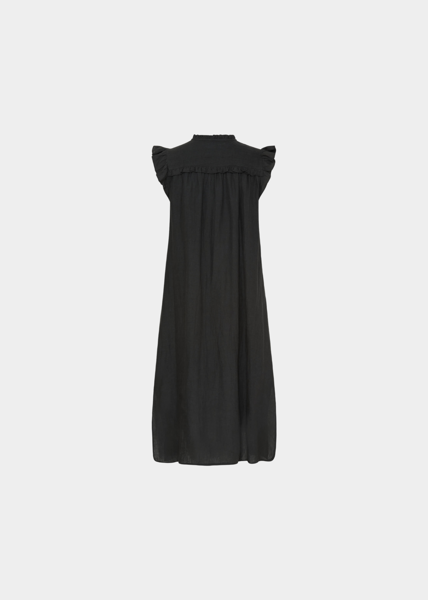 ANNE MI Lucia Frill Dress Black