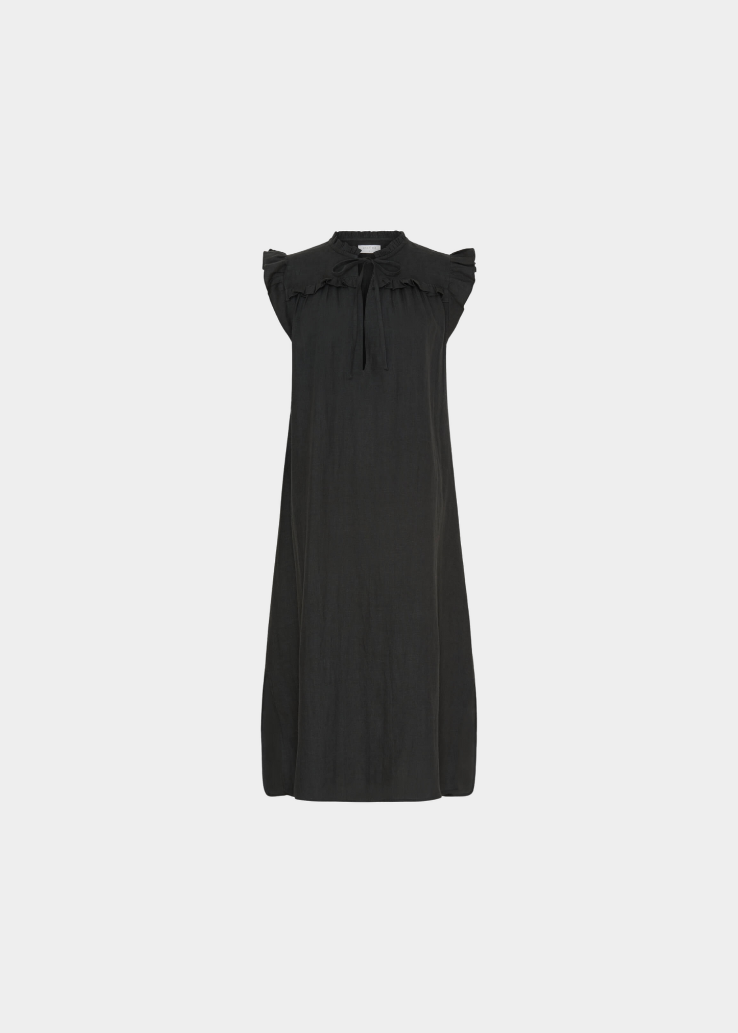 ANNE MI Lucia Frill Dress Black