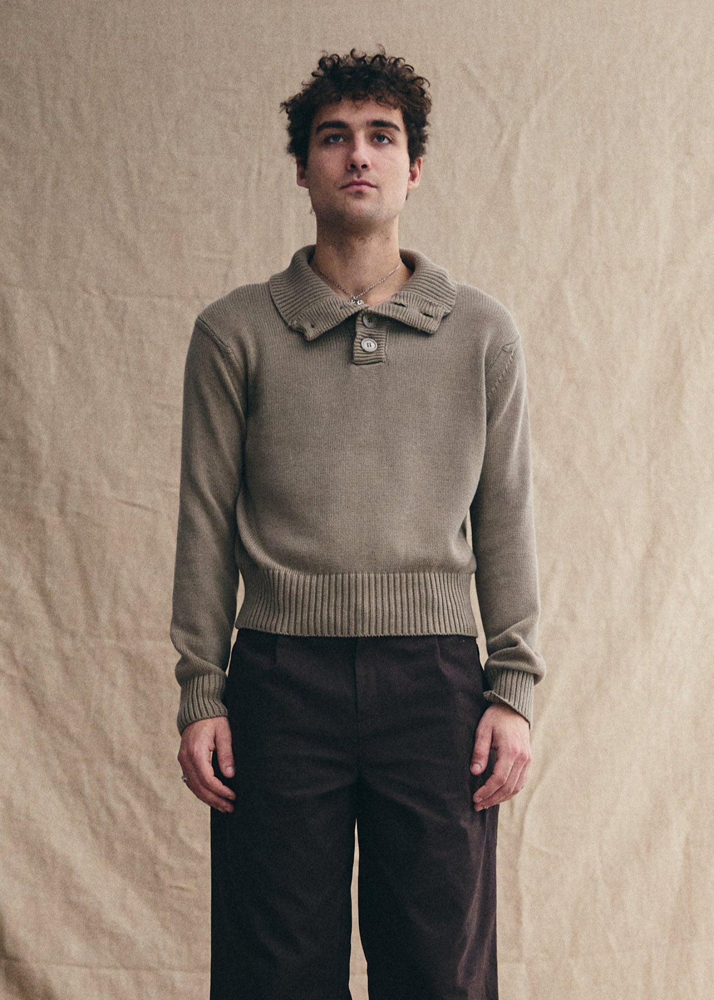 UNIFORM GARMENTS Bobby Sweater Taupe
