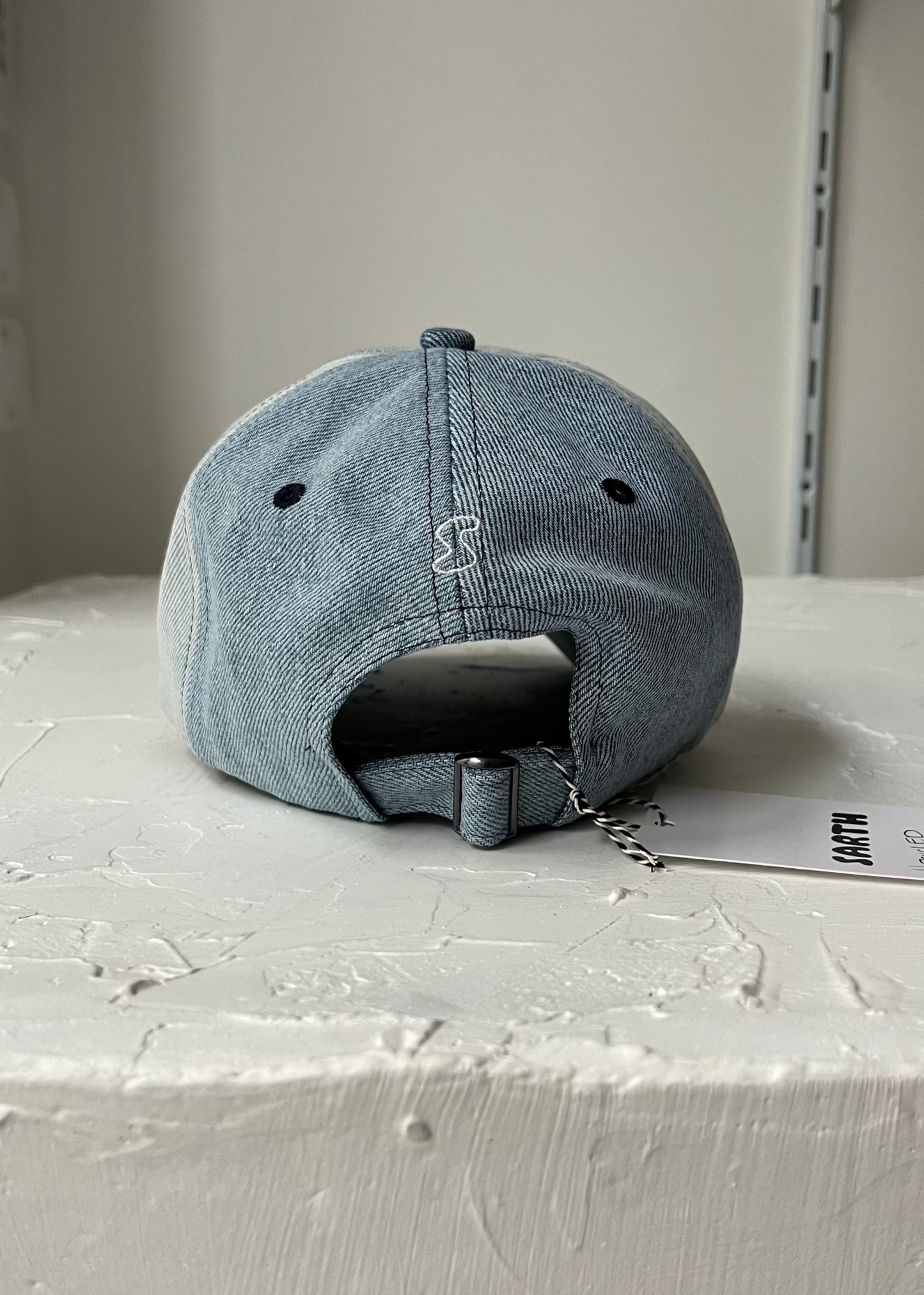 SARTH Upcycled Cap Washed Light Blue Denim #10
