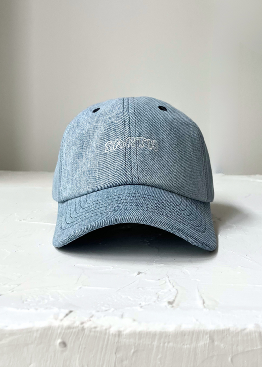 SARTH Upcycled Cap Washed Light Blue Denim #10