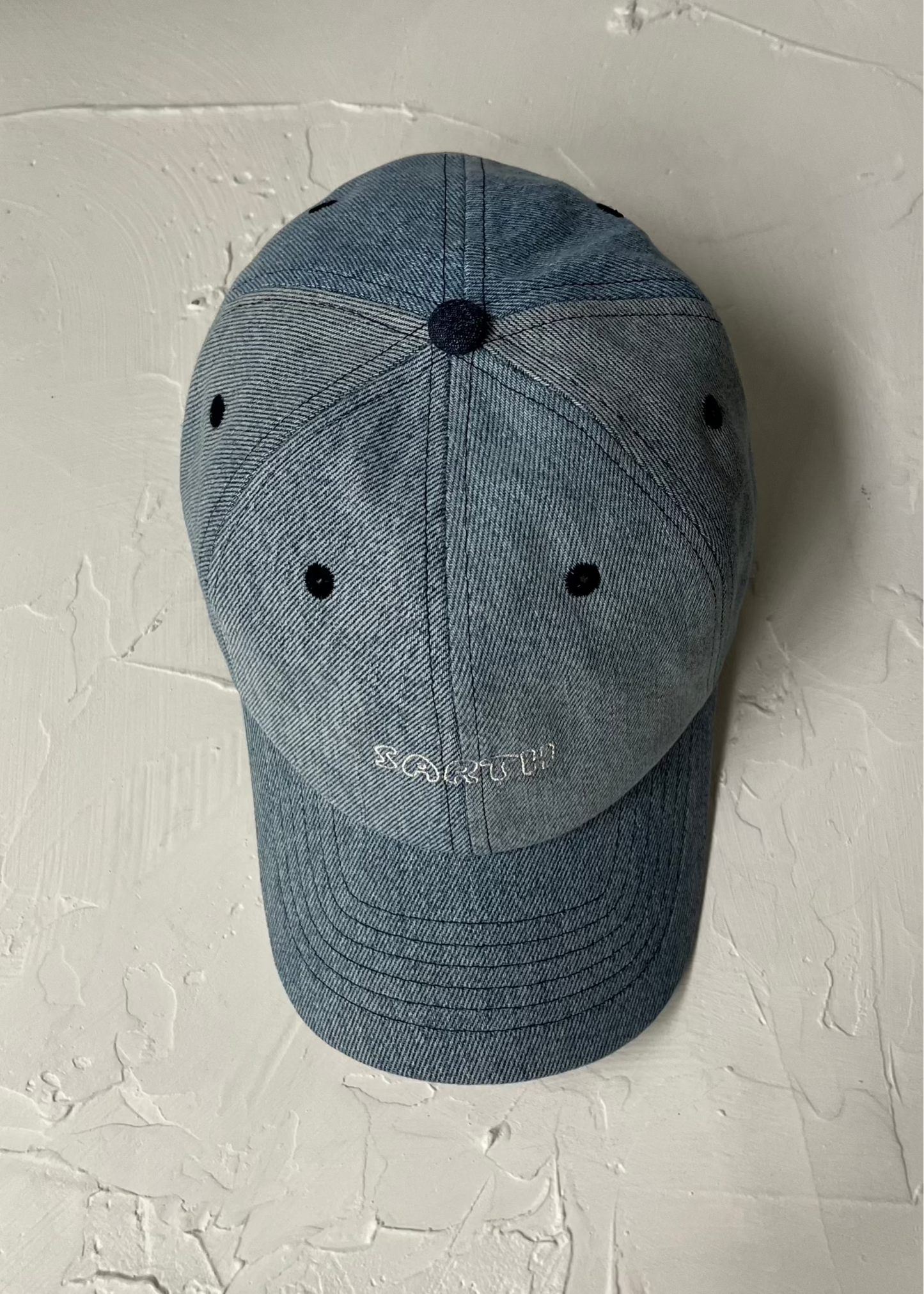 SARTH Upcycled Cap Washed Light Blue Denim #10