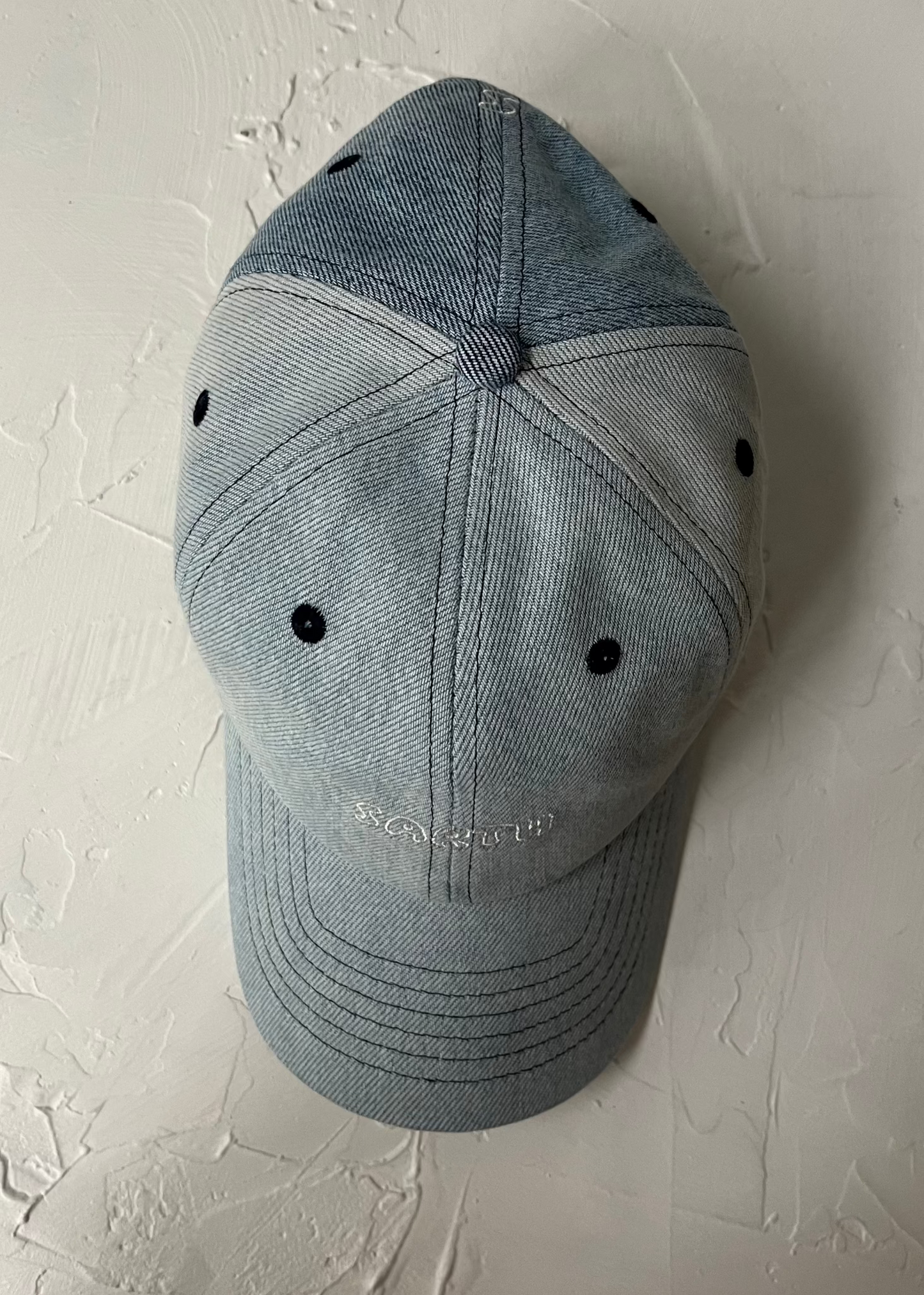 SARTH Upcycled Cap Washed Light Blue Denim #10