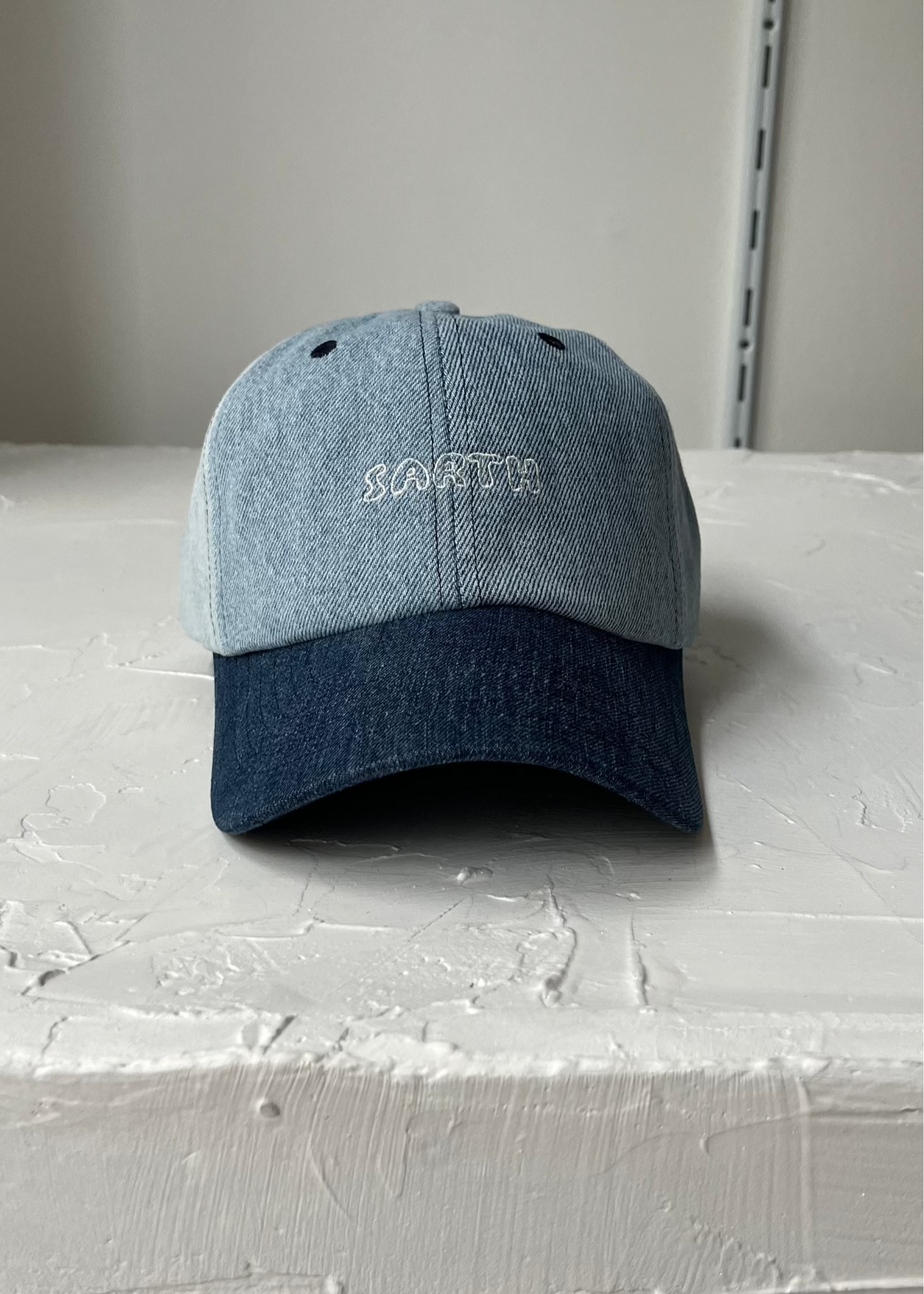 SARTH Upcycled Cap Blue Denim Mix #11