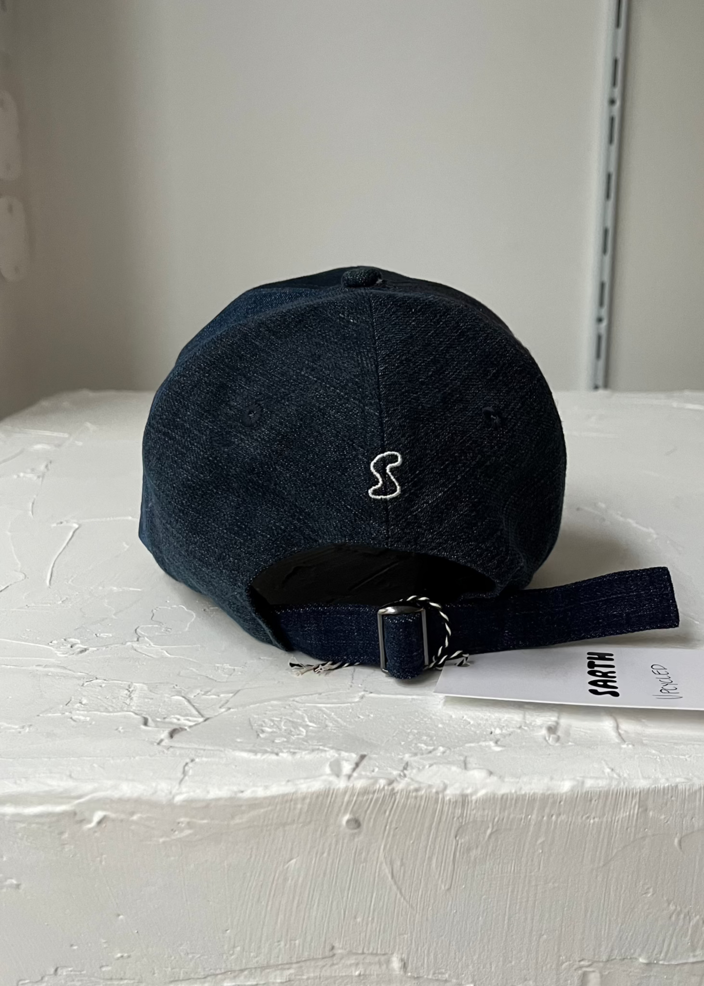 SARTH Upcycled Cap Dark Blue Denim Mix #12