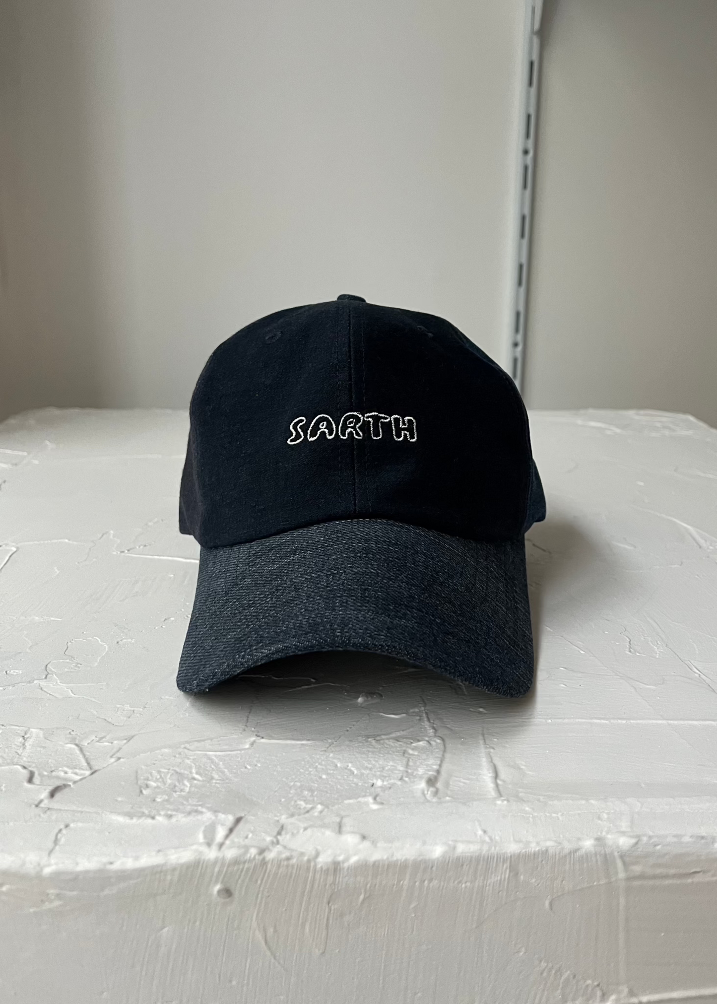 SARTH Upcycled Cap Dark Blue Denim Mix #12