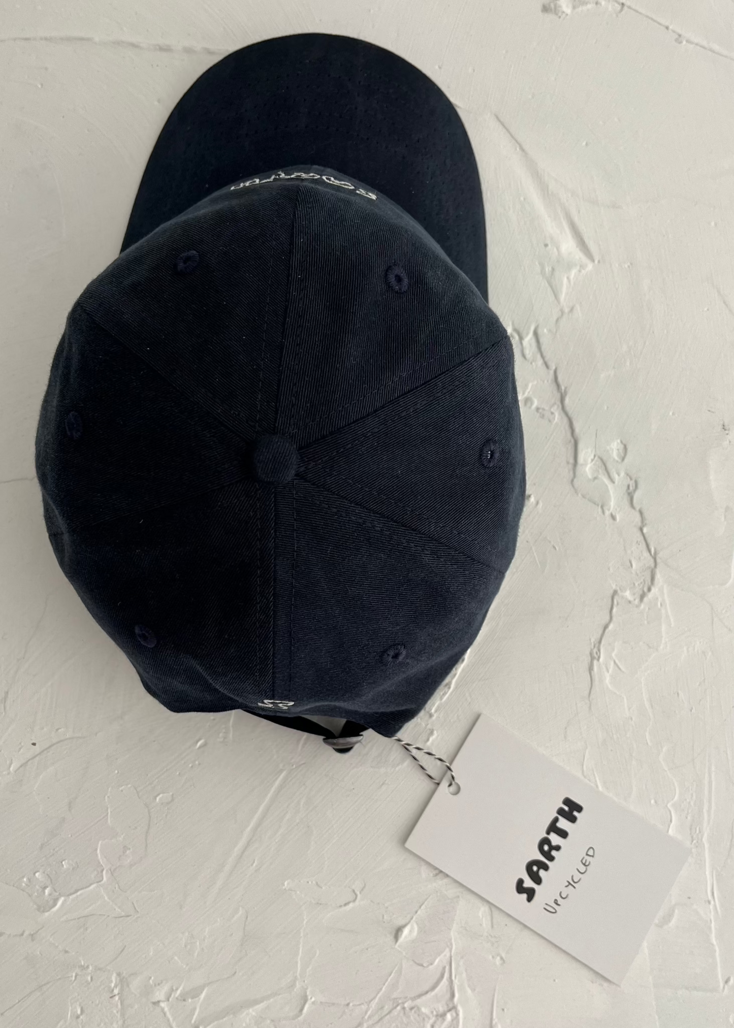 upcycled baseball cap