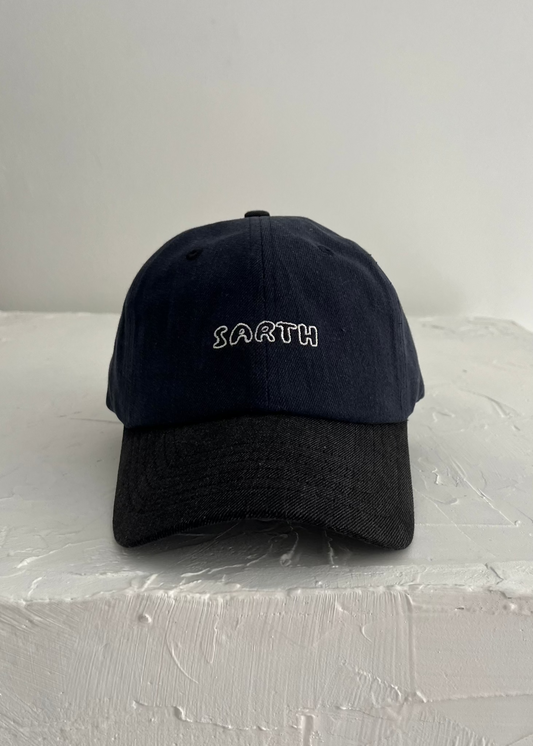 SARTH Upcycled Cap Navy & Black Mix #4