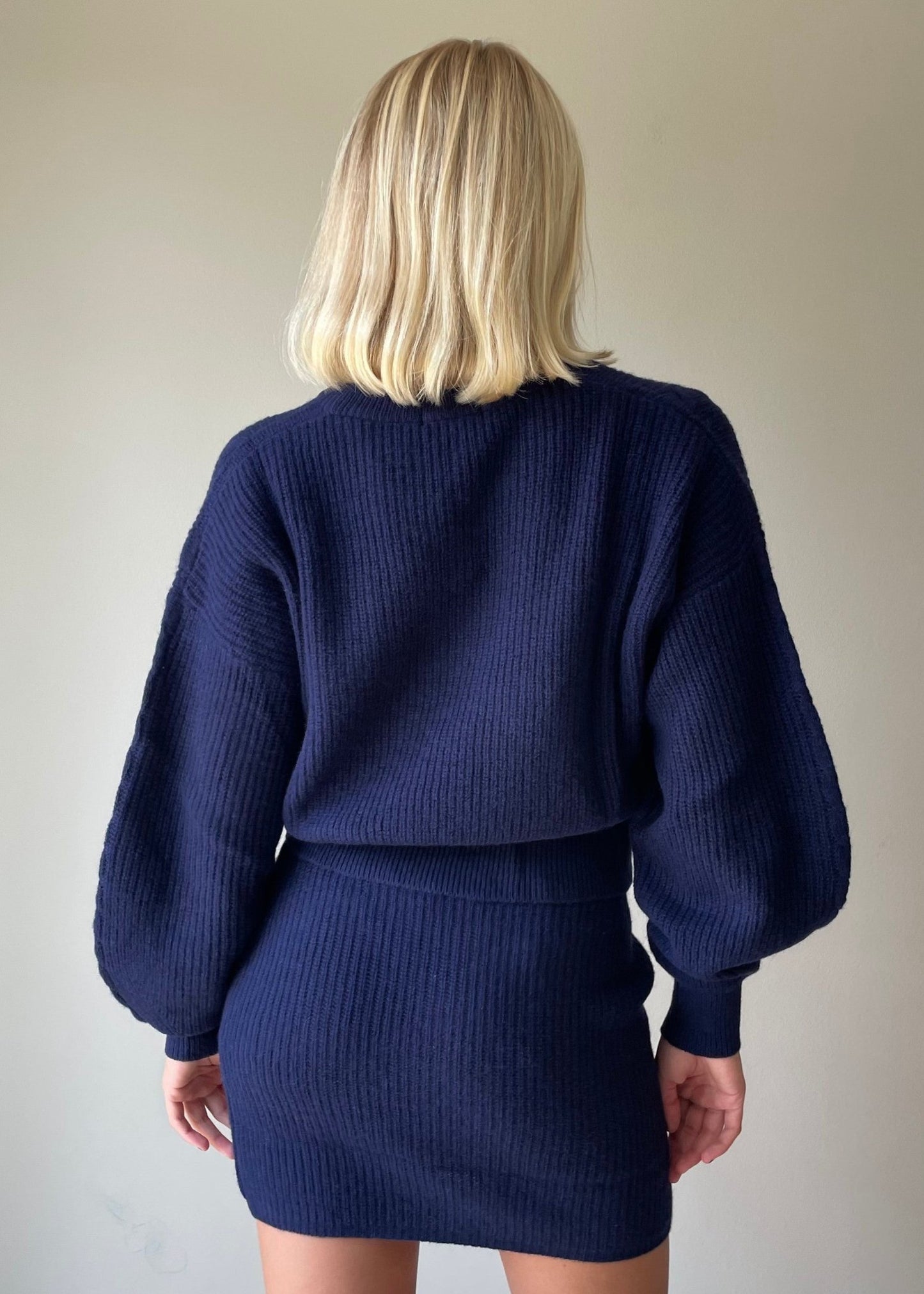 DESIGNERS REMIX Carmen Mini Skirt Navy