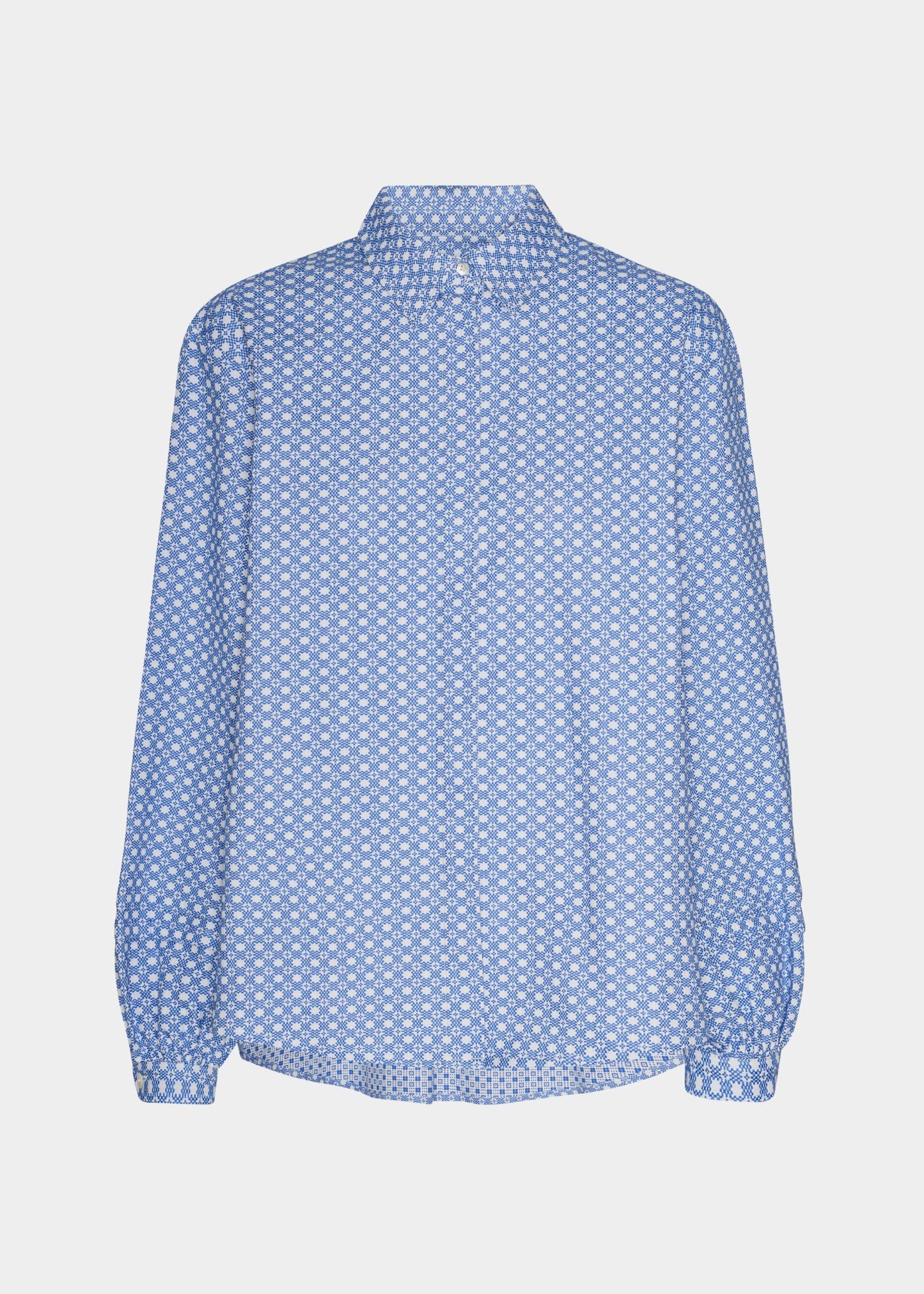 SCHULZ BY CROWD Selma Shirt Blue/White