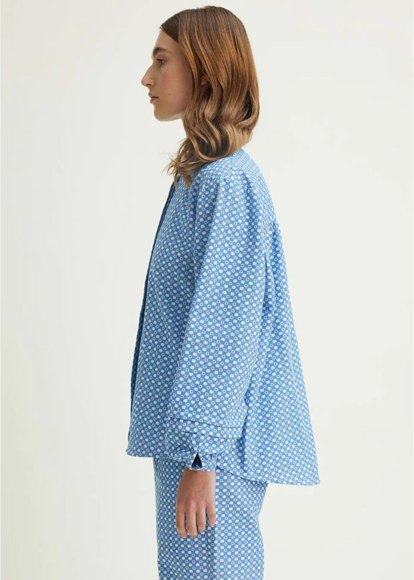 SCHULZ BY CROWD Selma Shirt Blue/White