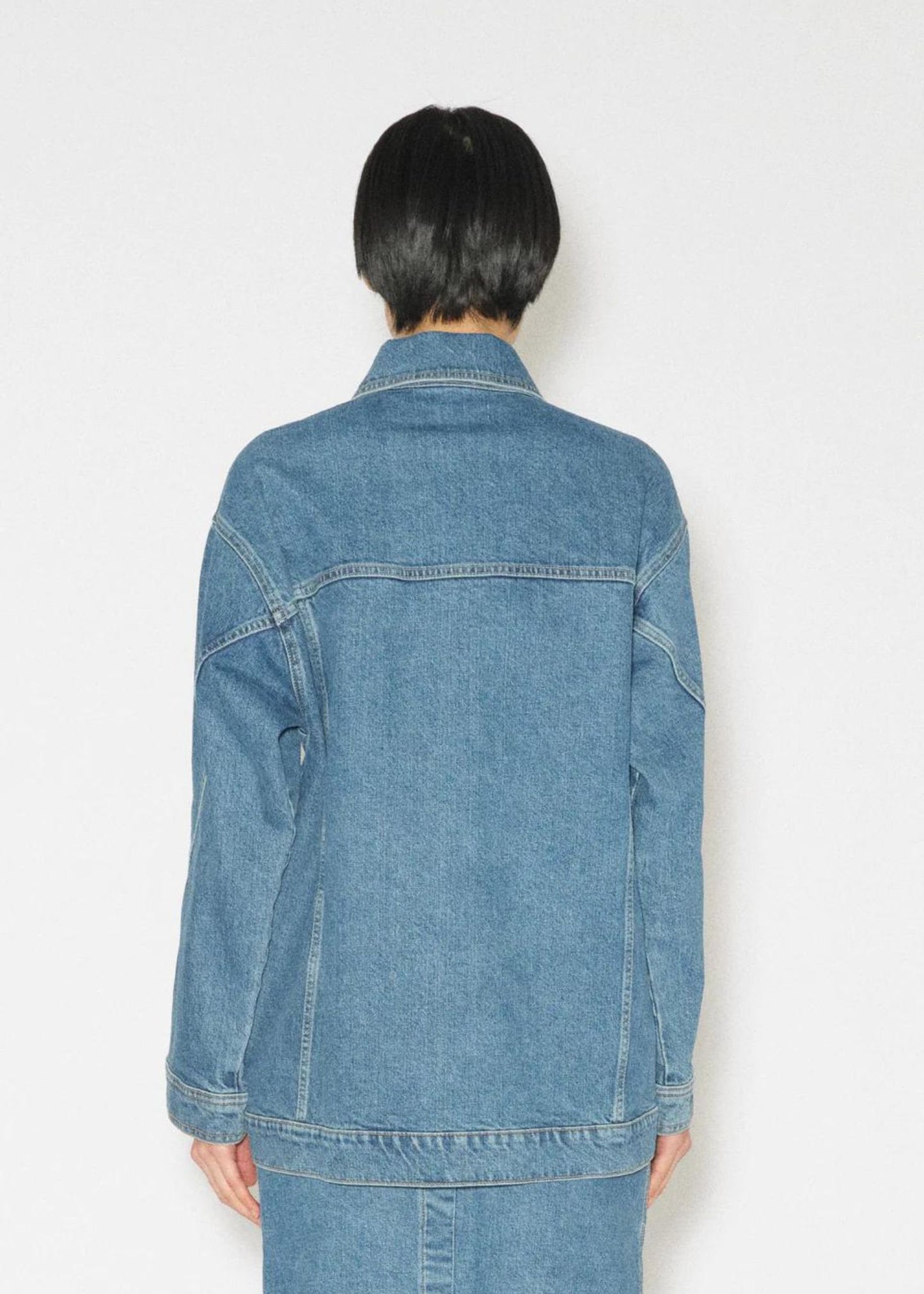 TOMORROW DENIM Arizona Oversize Denim Jacket Long Beach