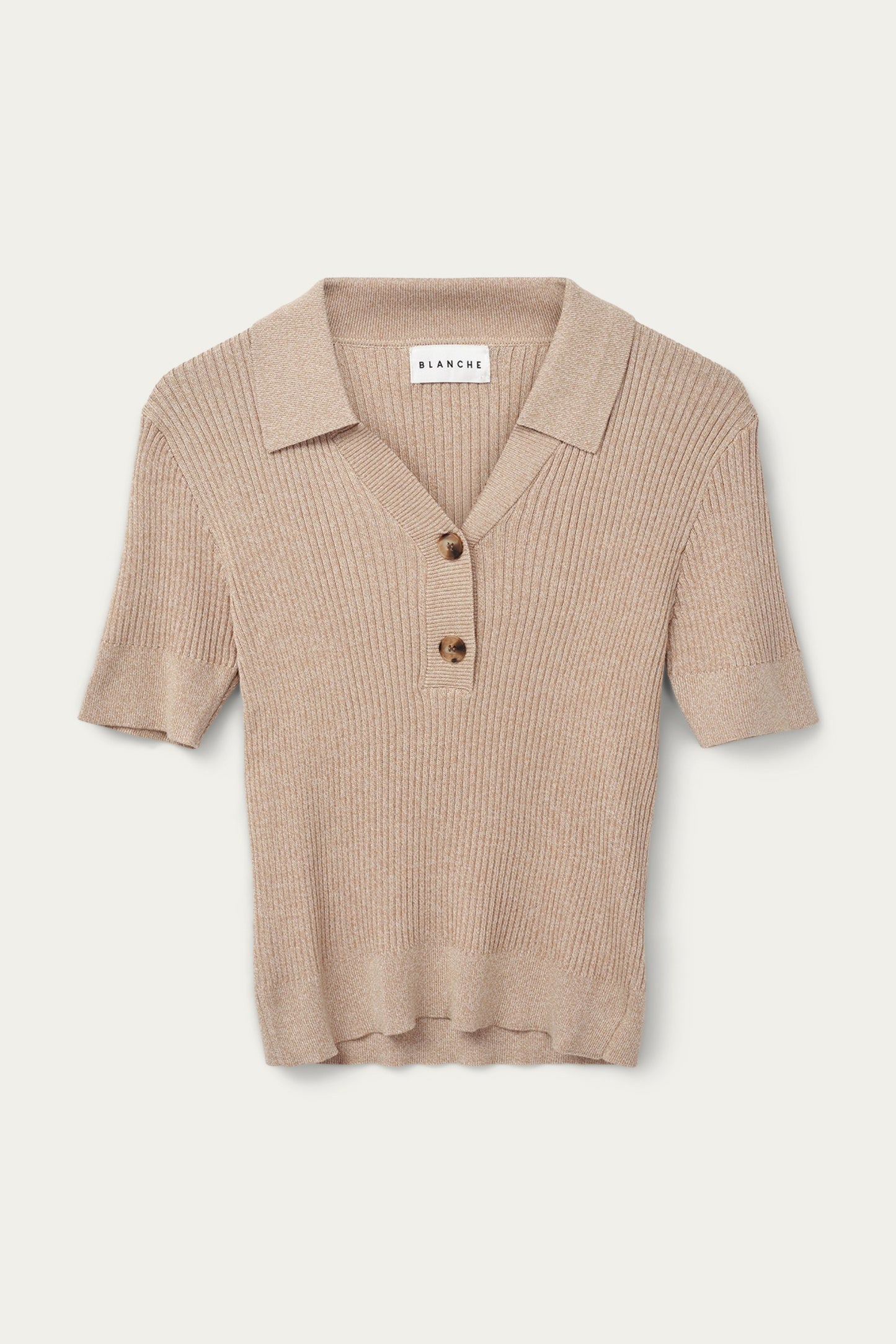 BLANCHE Seawool Polo Savannah Tan
