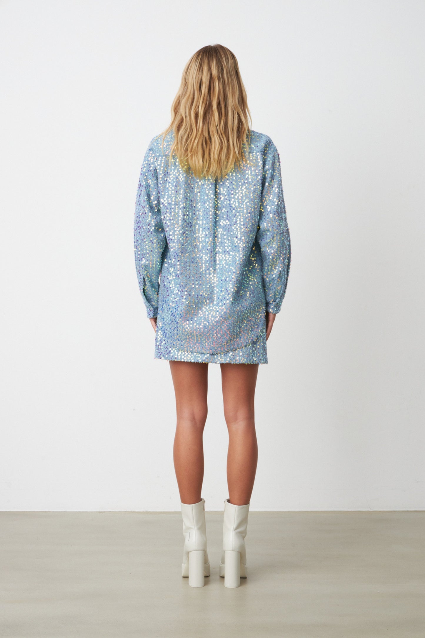 CRĀS Northcras Shirt Glitter Blue