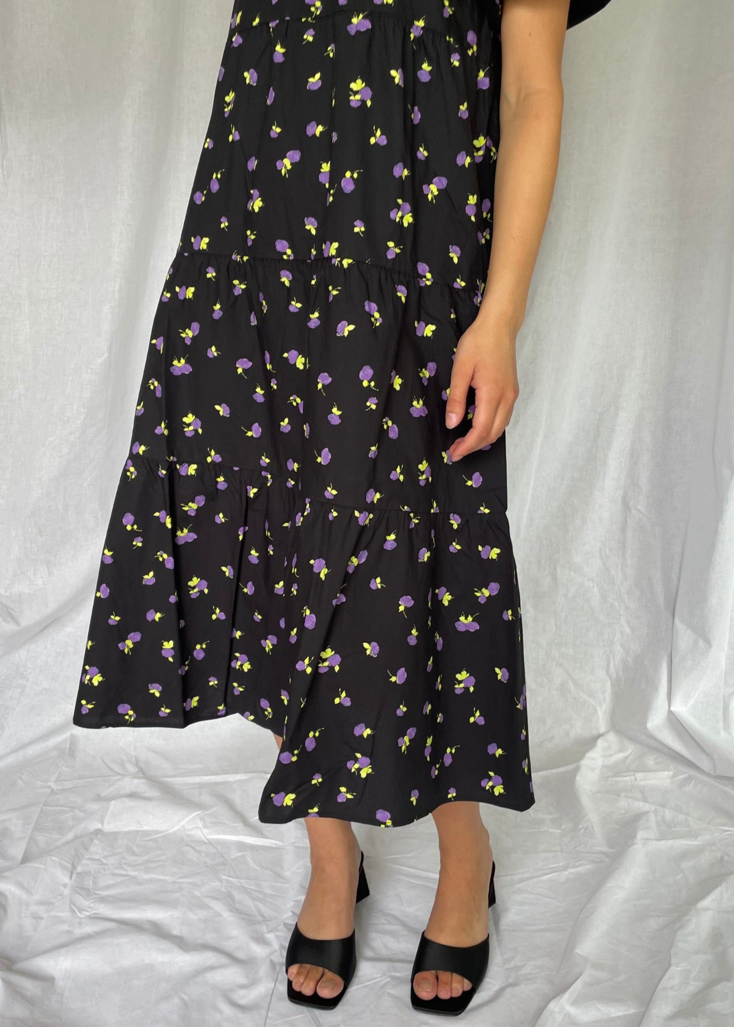CRĀS Lydia Dress Blooming Purple