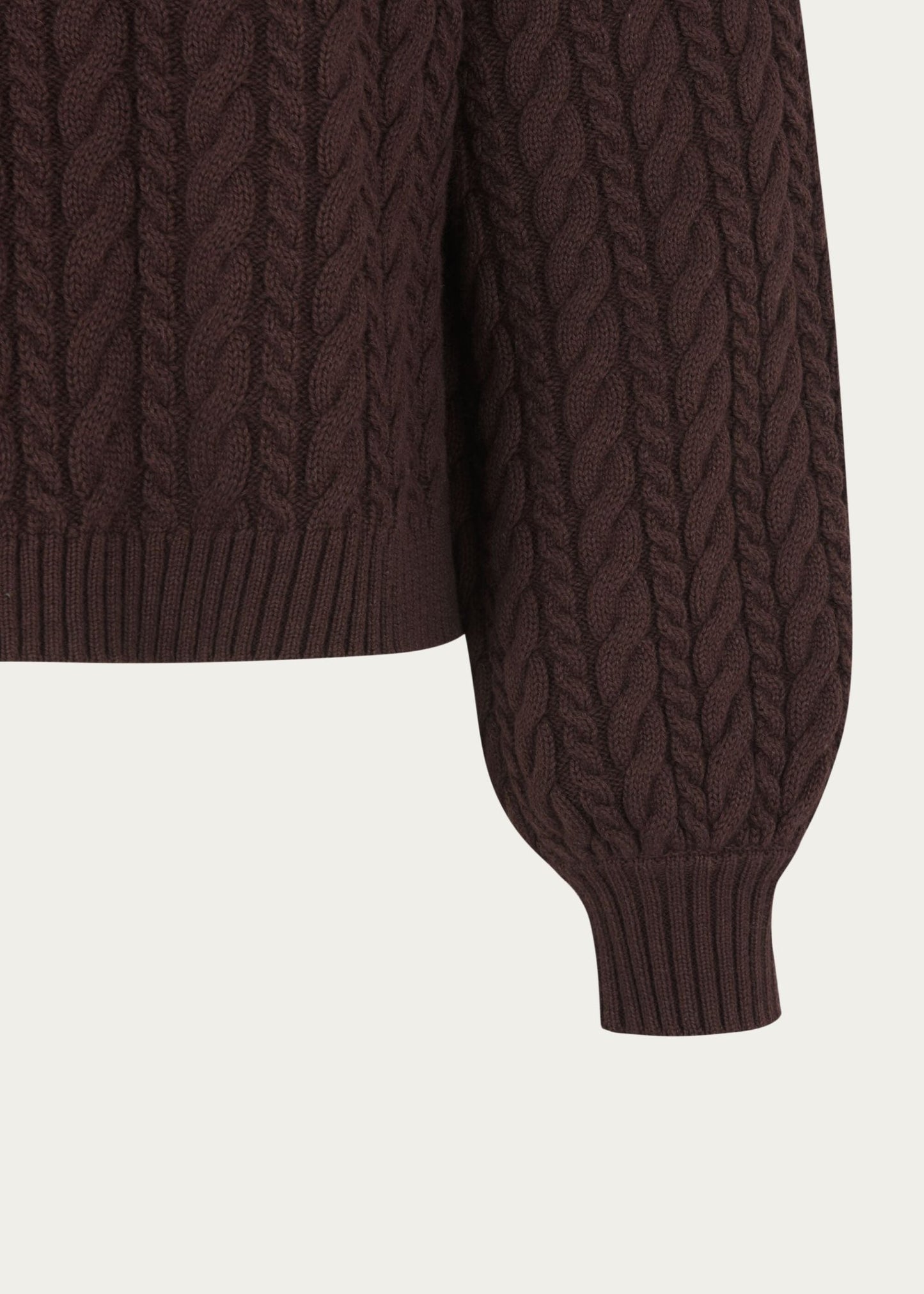 ESMÈ STUDIOS Braidy Jumper Knit Bitter Chocolate