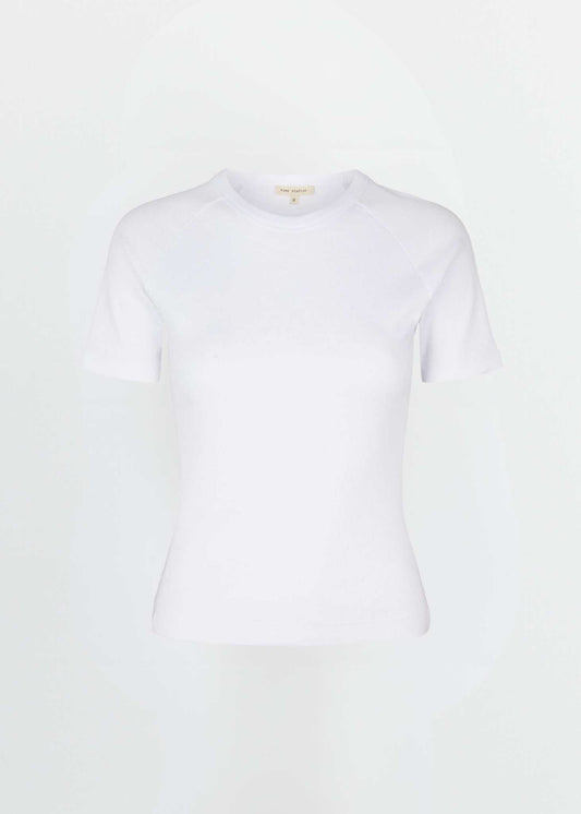 ESMÉ STUDIOS Blossom O-Neck Rib White