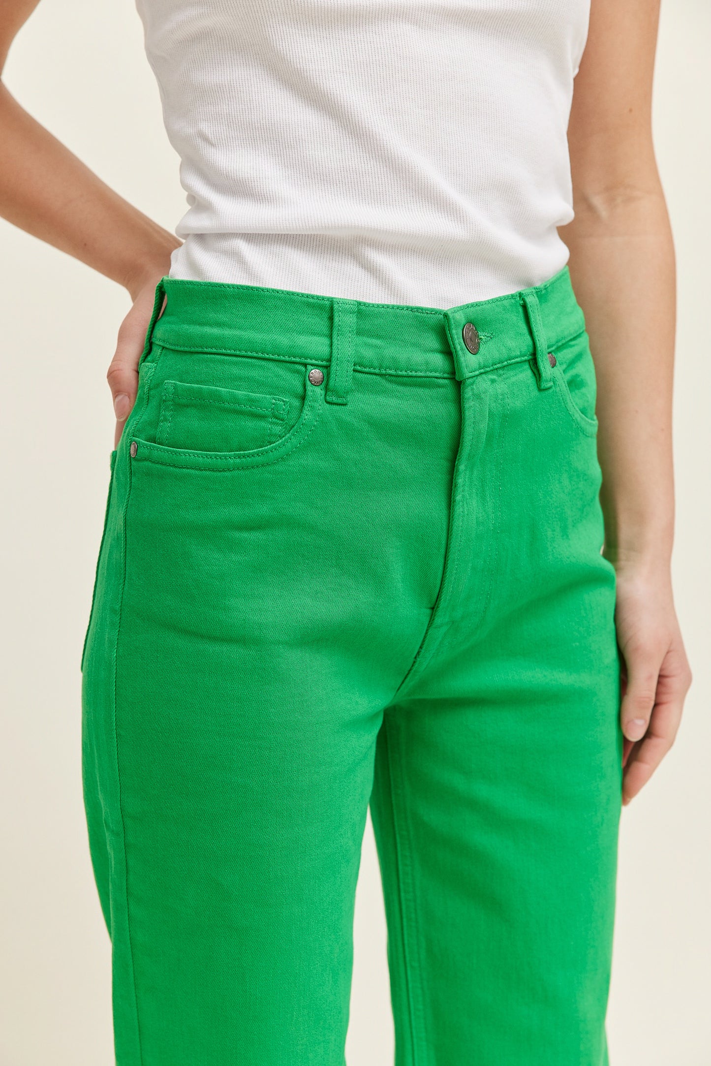 TOMORROW DENIM Brown Jeans Earth Green
