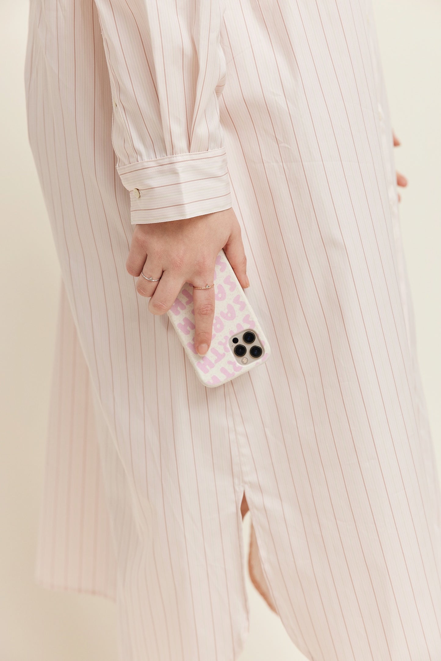 SARTH Biodegradable Logo Phone Case Pink