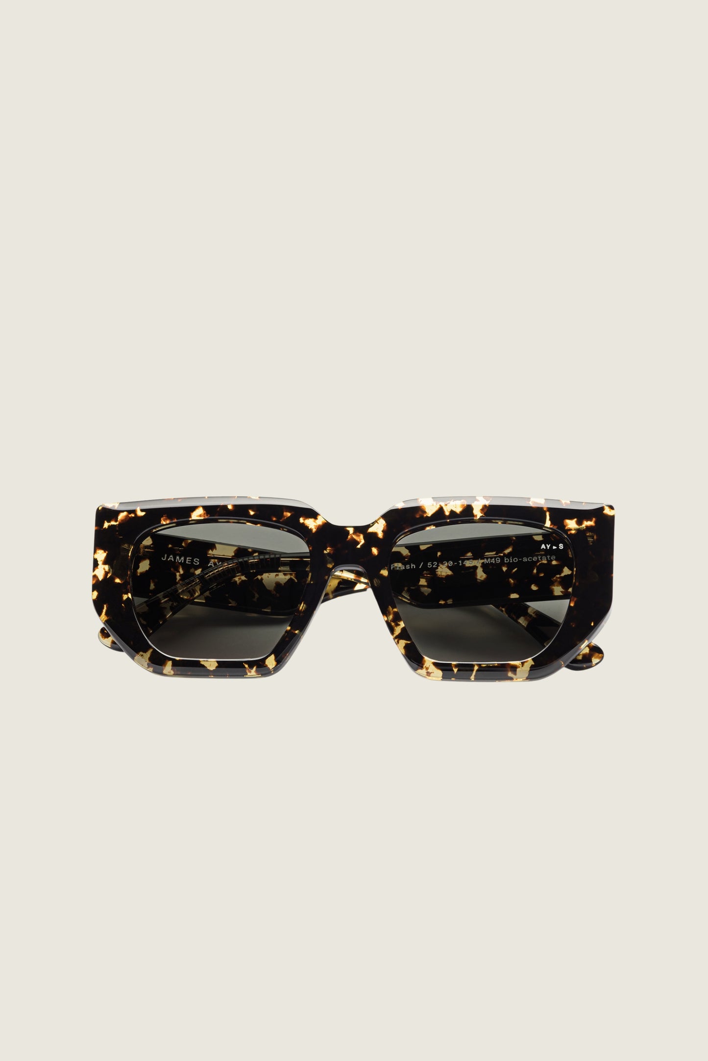 JAMES AY Flash Sunglasses Transparent Havana