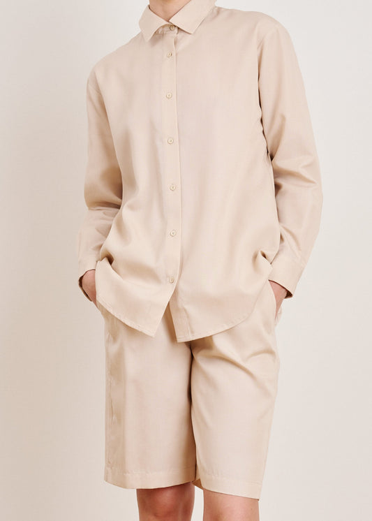 SCHULZ BY CROWD Sanne Oversize Shirt Tencel