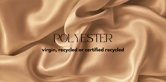THE DIFFERENCE BETWEEN VIRGIN POLYESTER, RECYCLED POLYESTER AND GRS CERTIFIED RECYCLED POLYESTER?