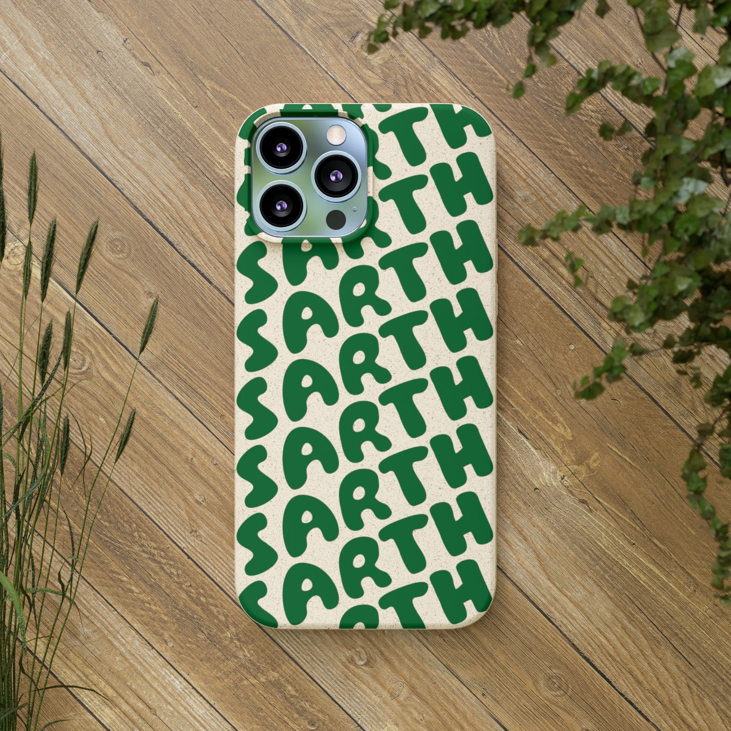 SARTH Biodegradable Logo Phone Case Forest Green