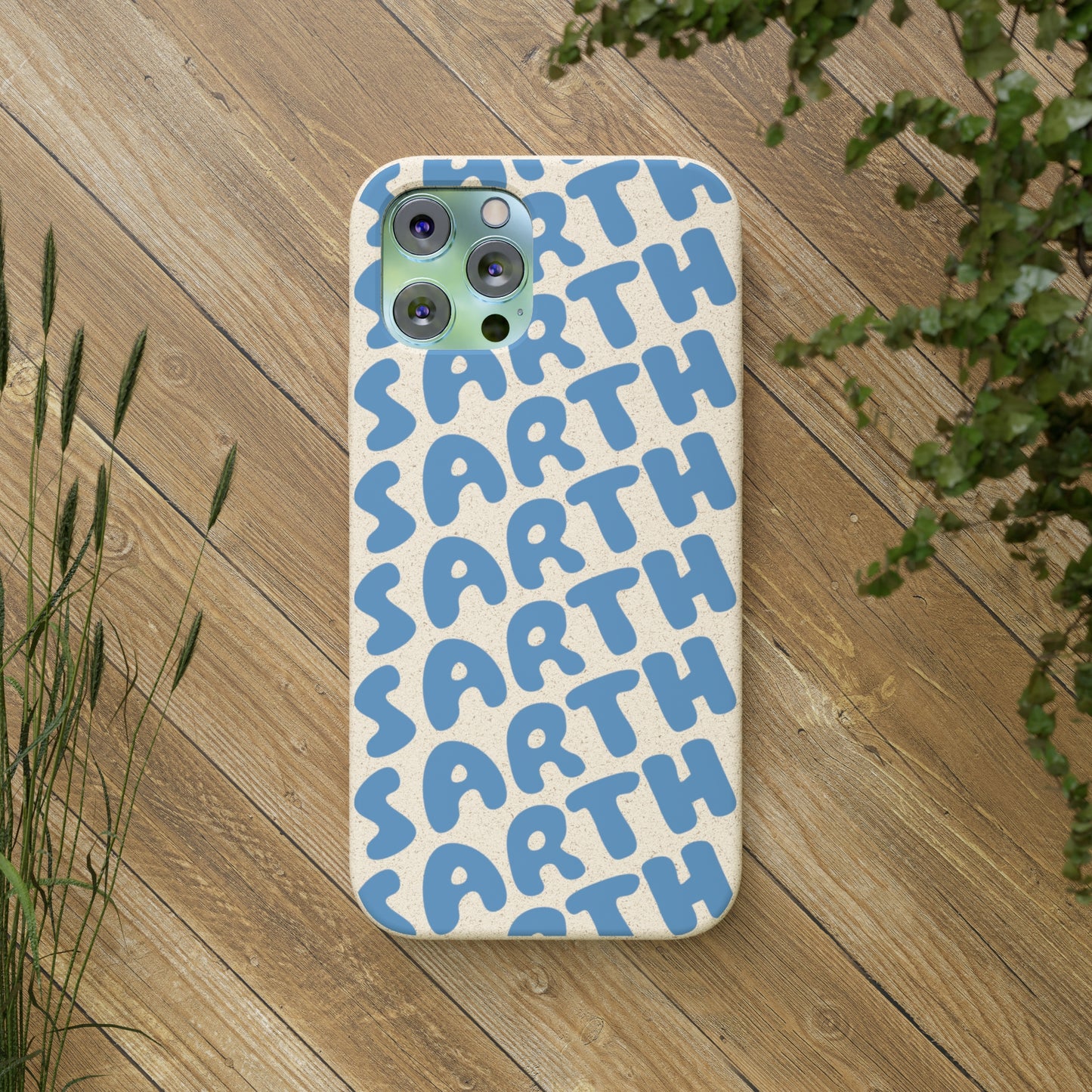 SARTH Biodegradable Logo Phone Case Ocean Blue