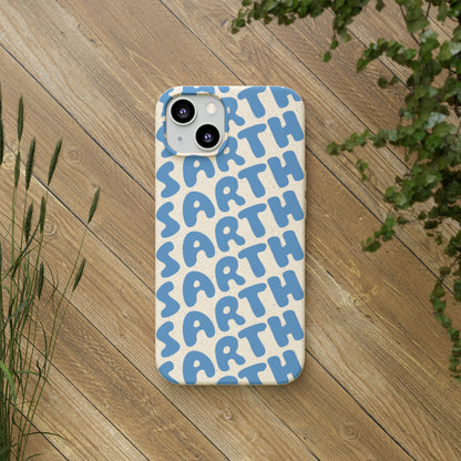 SARTH Biodegradable Logo Phone Case Ocean Blue