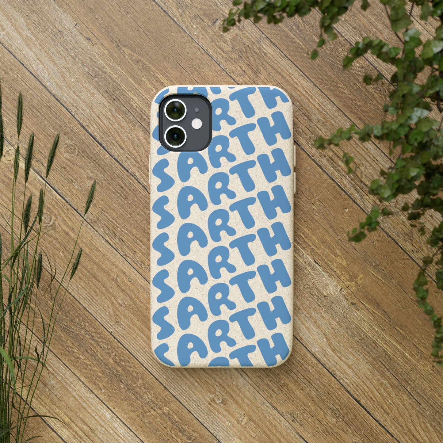 SARTH Biodegradable Logo Phone Case Ocean Blue