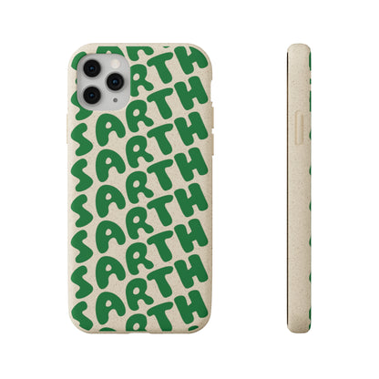 SARTH Biodegradable Logo Phone Case Forest Green