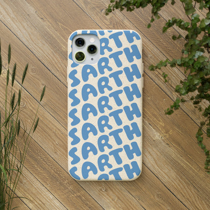 SARTH Biodegradable Logo Phone Case Ocean Blue