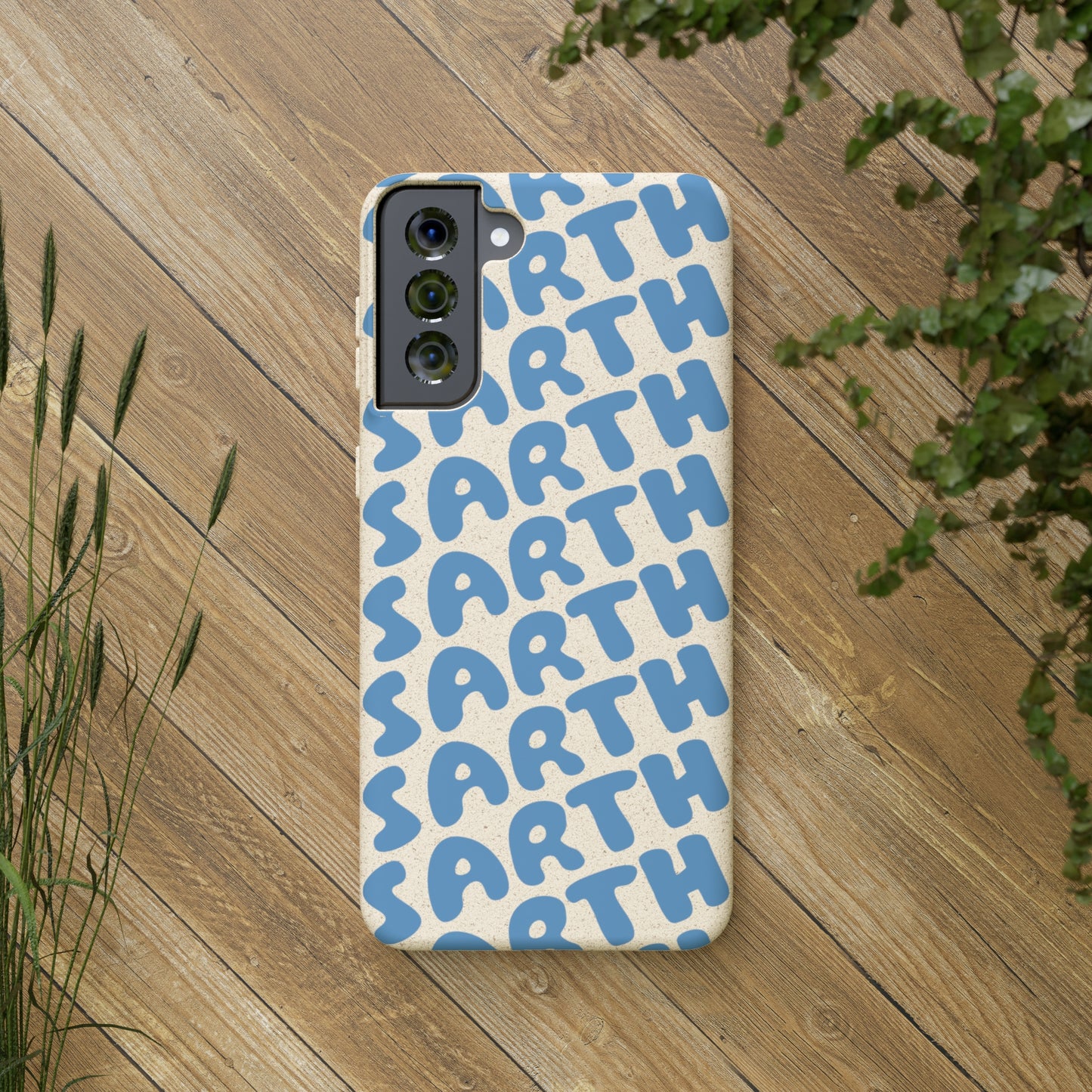 SARTH Biodegradable Logo Phone Case Ocean Blue