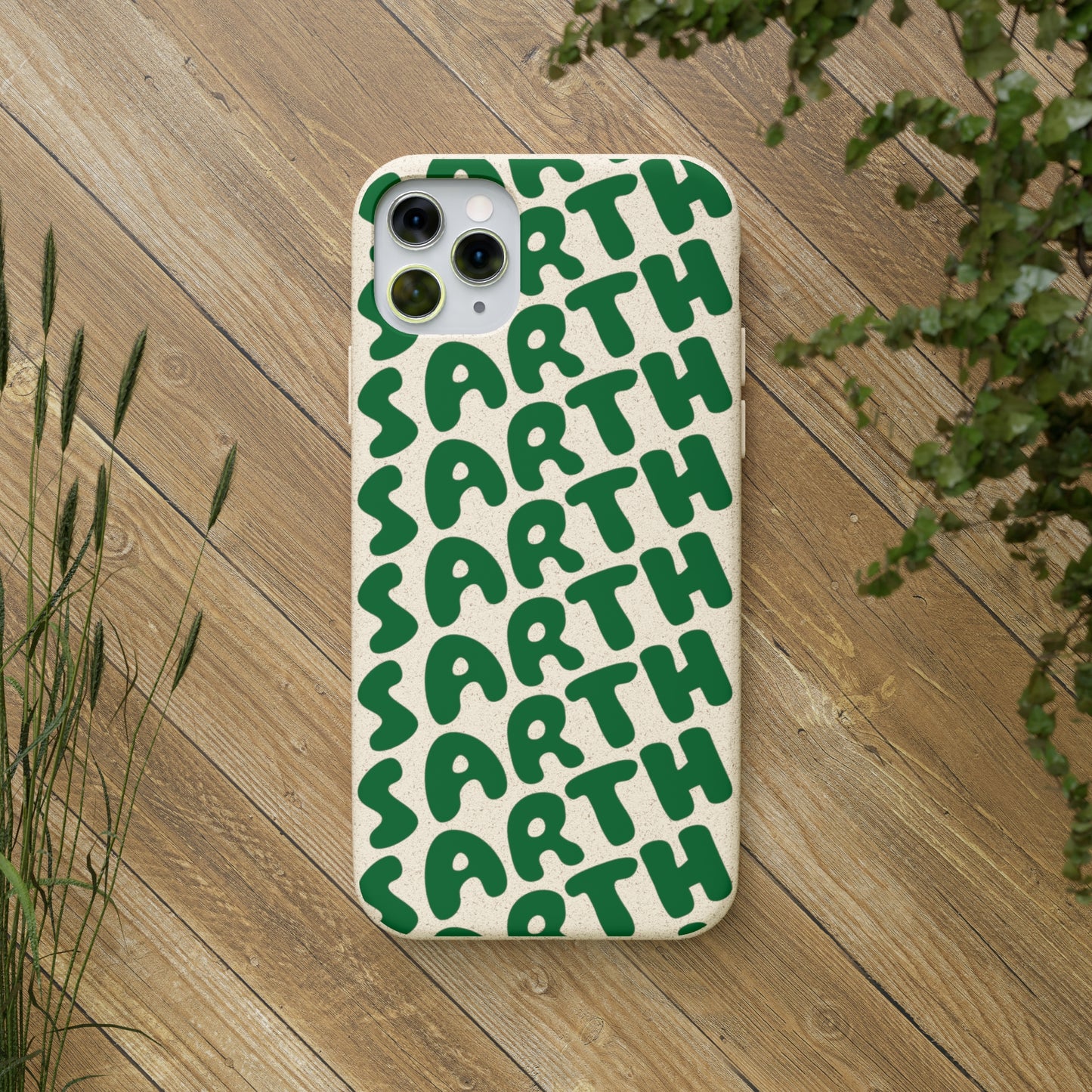 SARTH Biodegradable Logo Phone Case Forest Green