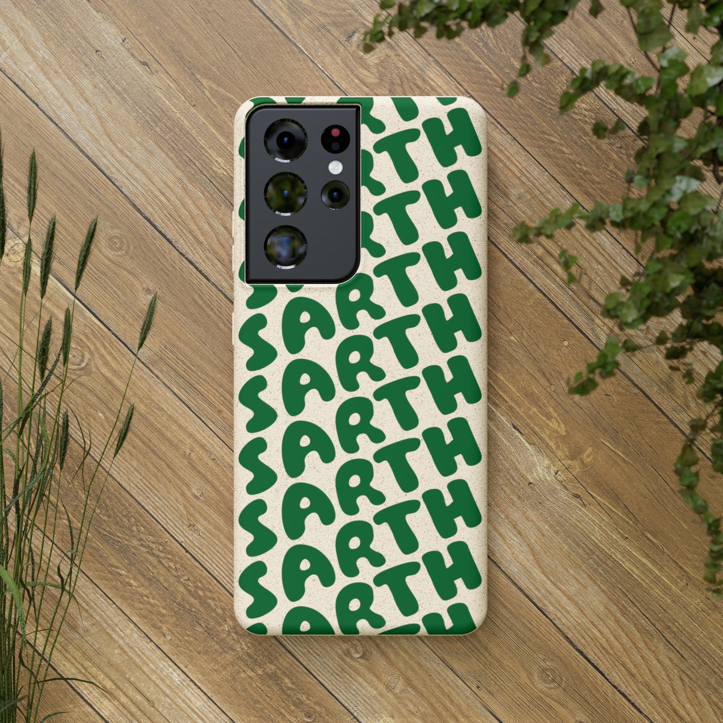 SARTH Biodegradable Logo Phone Case Forest Green